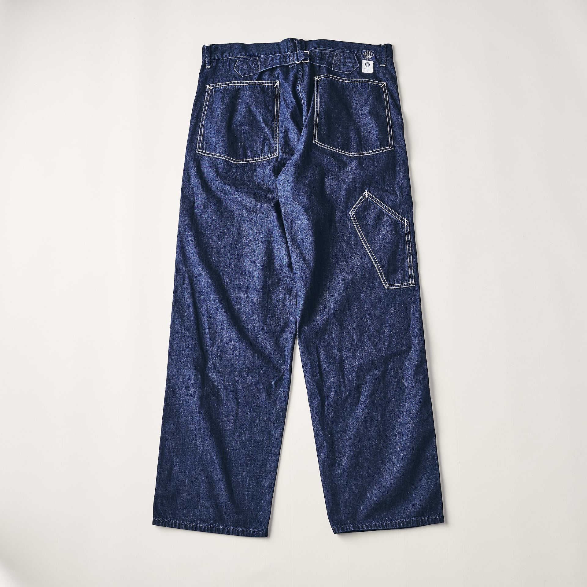#3316-W8D De Laware 3 : 8 oz. vintage denim indigo (deep washed)