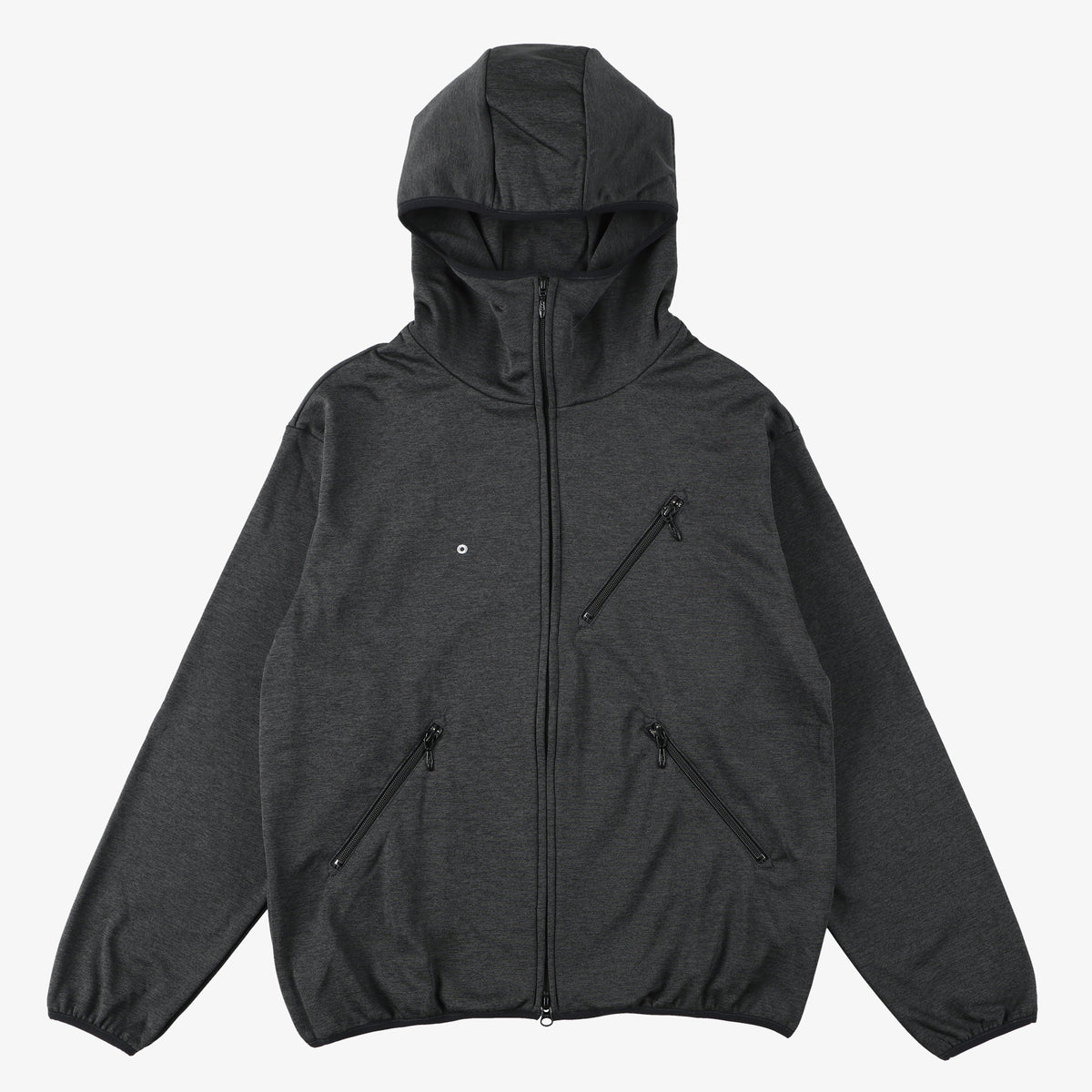 3601 EZ HOODIE PJ1 / poly jersey charcoal heather