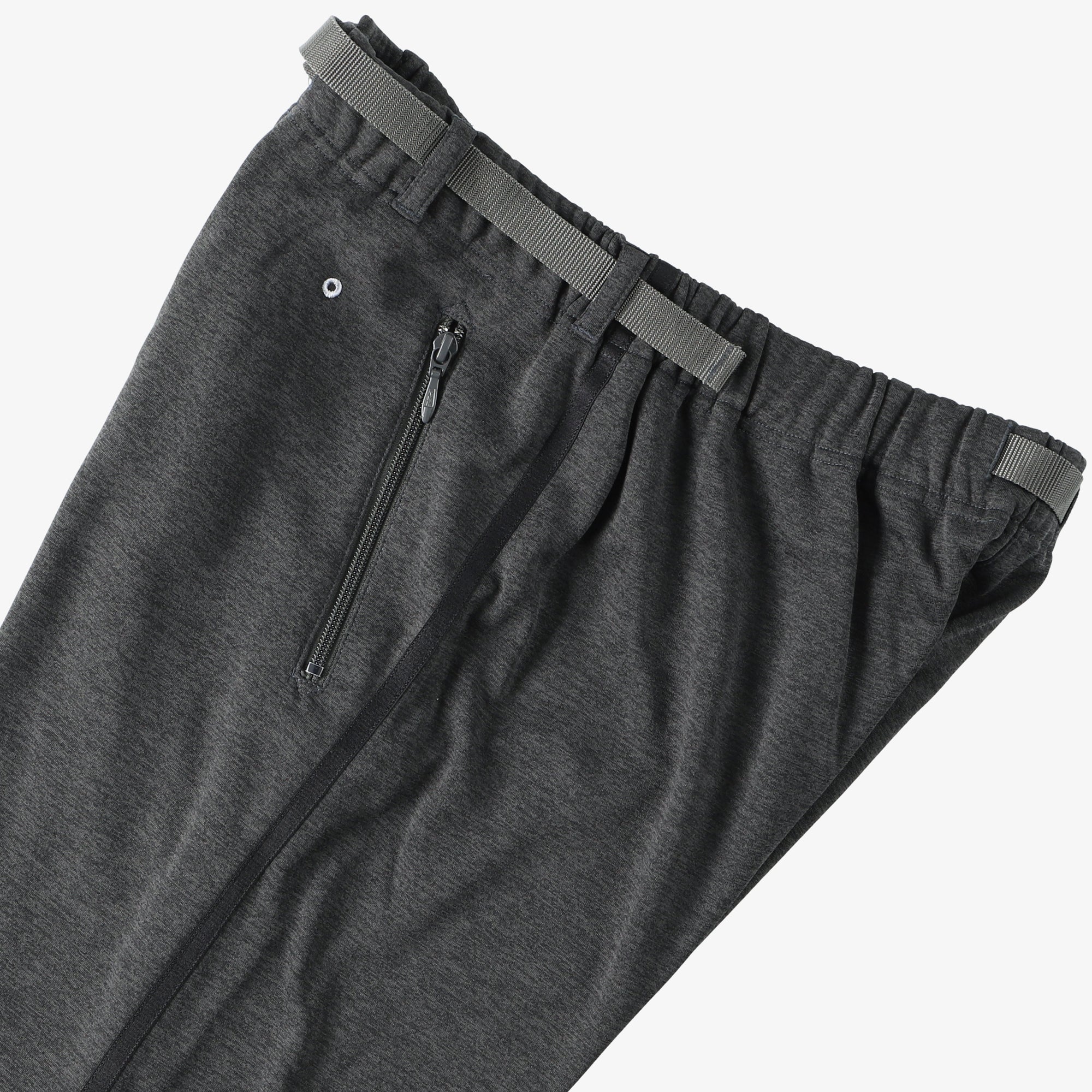 #3602 E-Z Top poly jersey : charcoal heather w/side line (Shop Special)