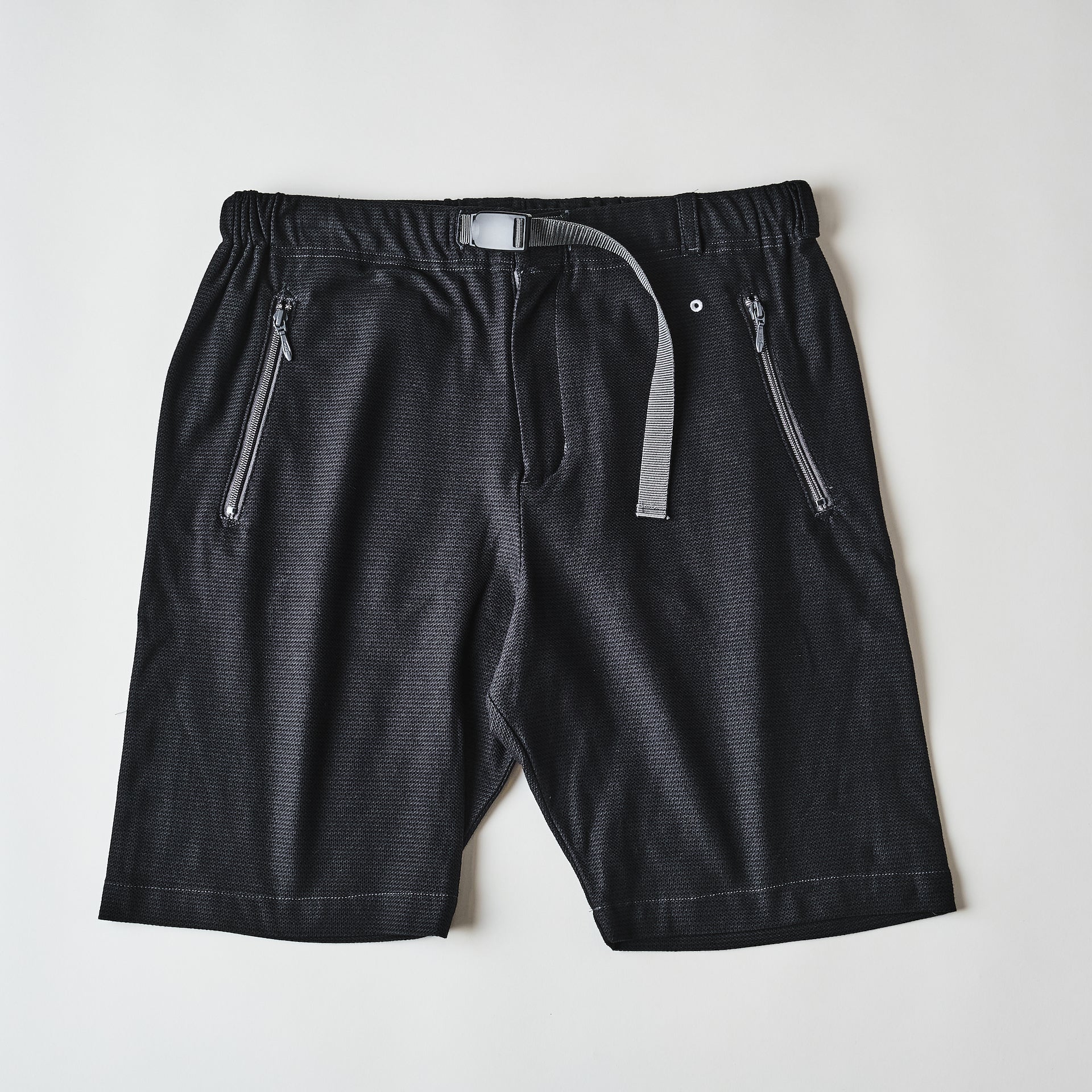 #3604-CMP EZ Shorts : honeycomb pique charcoal mix