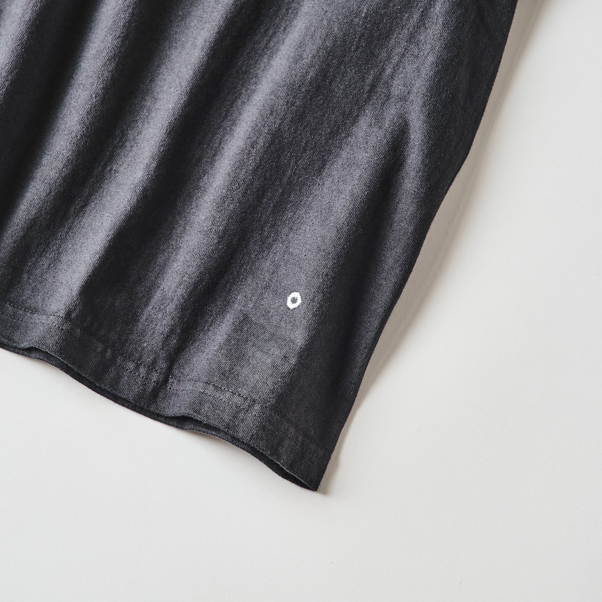 #3614-CHA Crew Pocket Tee : heavyweight jersey charcoal