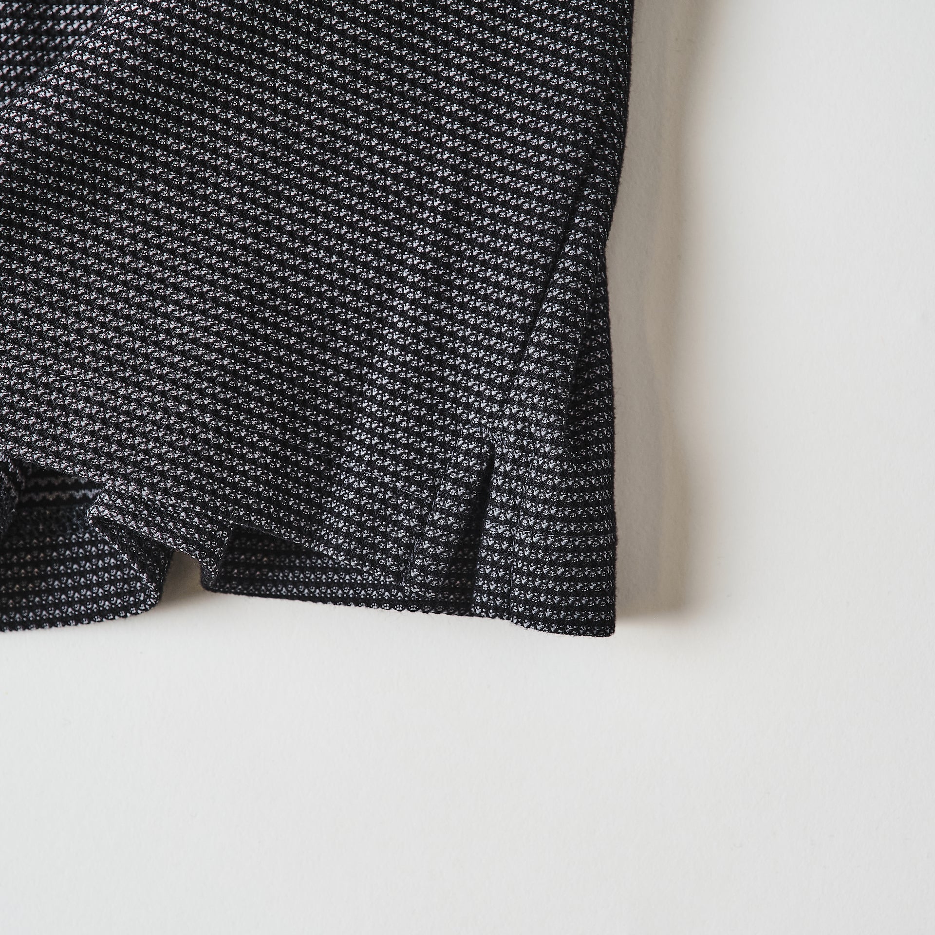 #3620-GBP POST Binder Tee 2 : honeycomb pique grey border