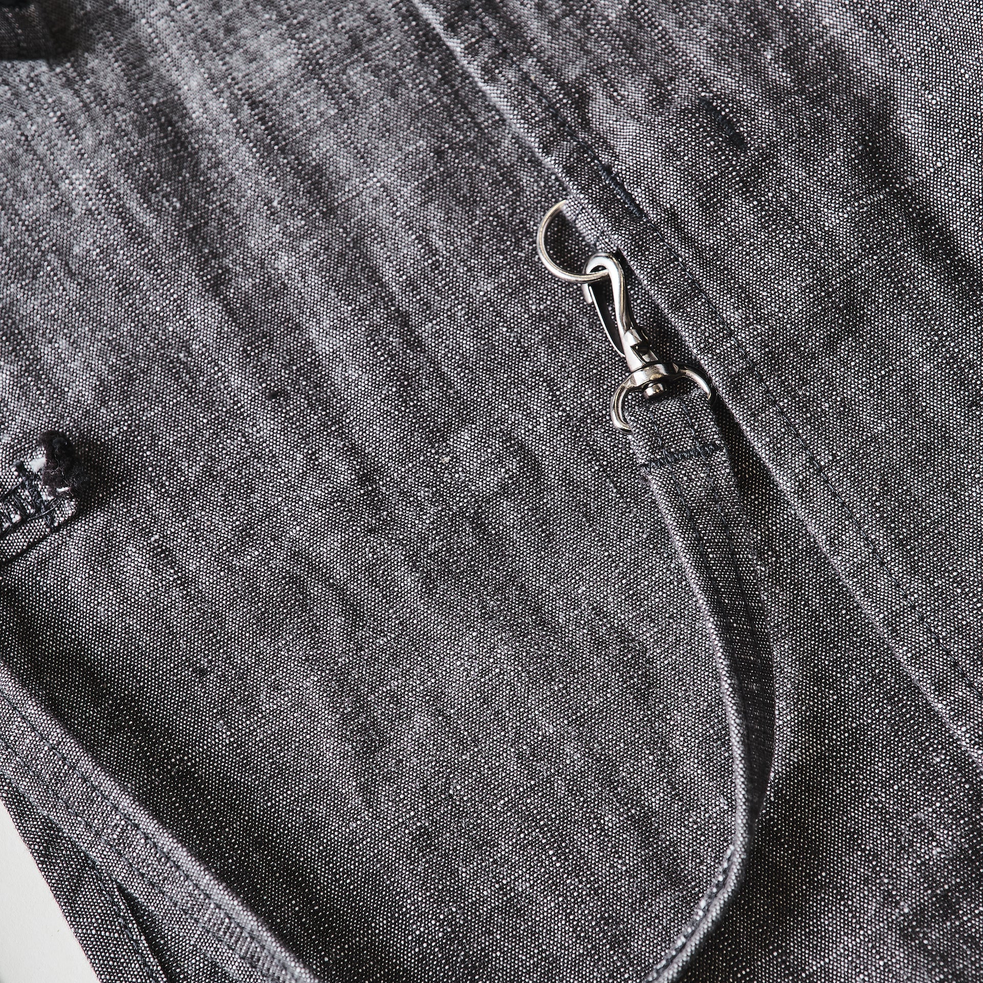 #3801R-SD POST Apron #1R : slub dungaree grey