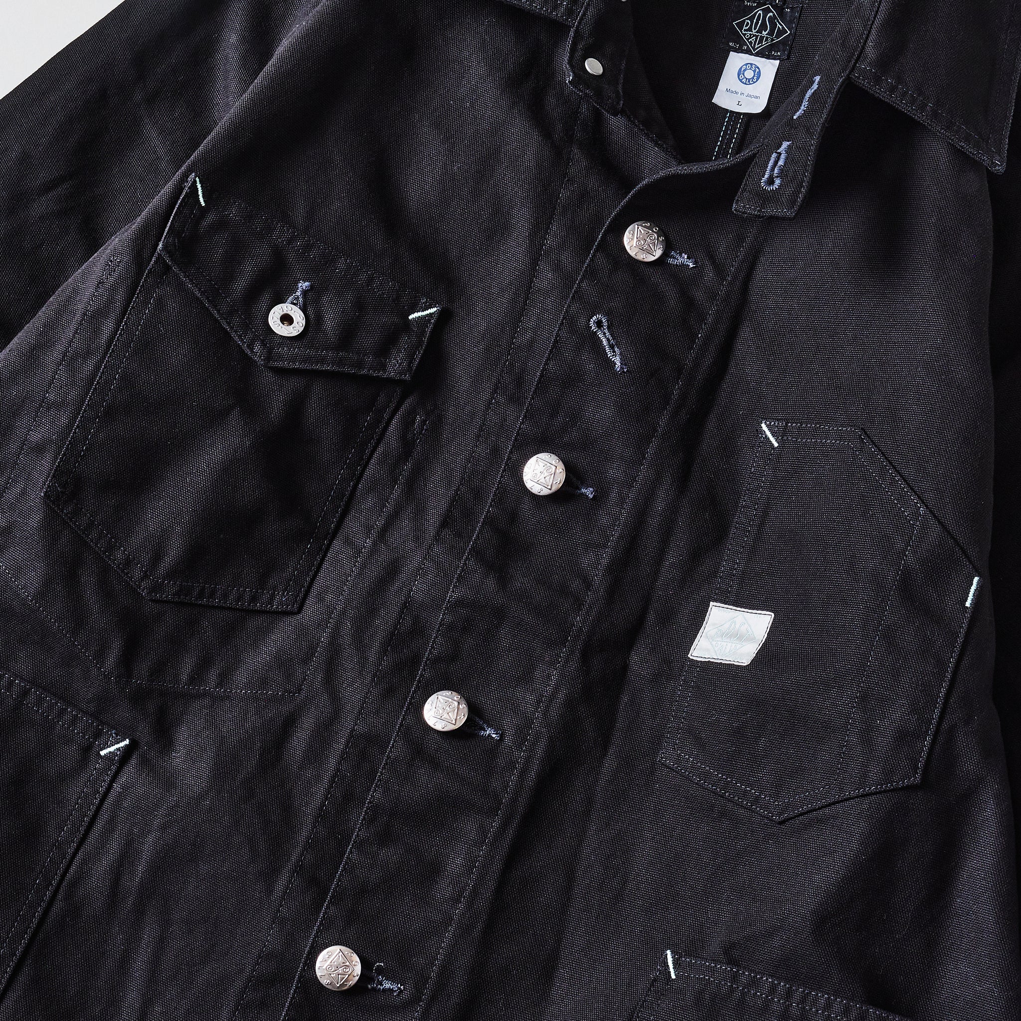 #1102-COB Engineer's Jacket : cotton canvas black