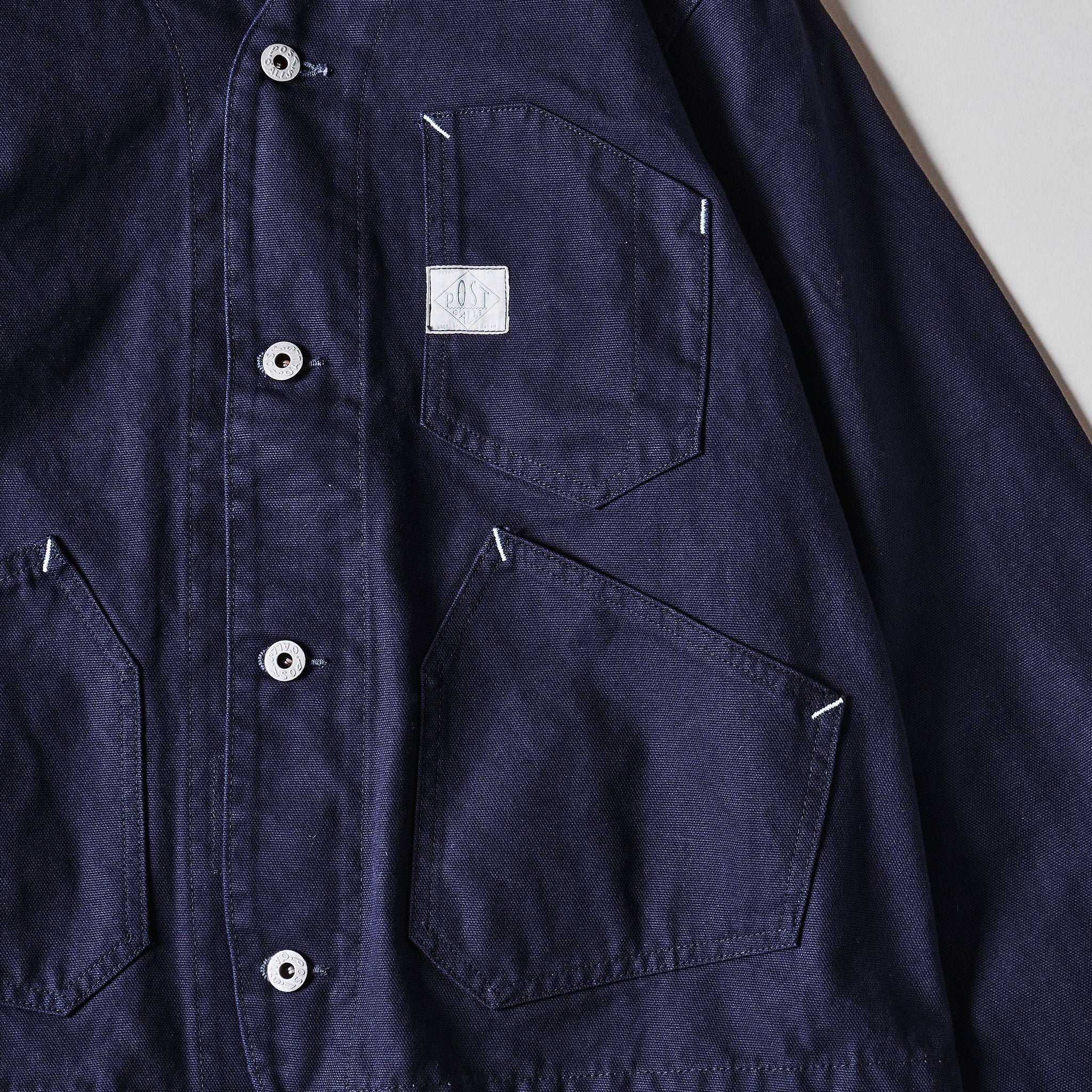 #1104-COD Stoker's Jacket : cotton canvas dark navy