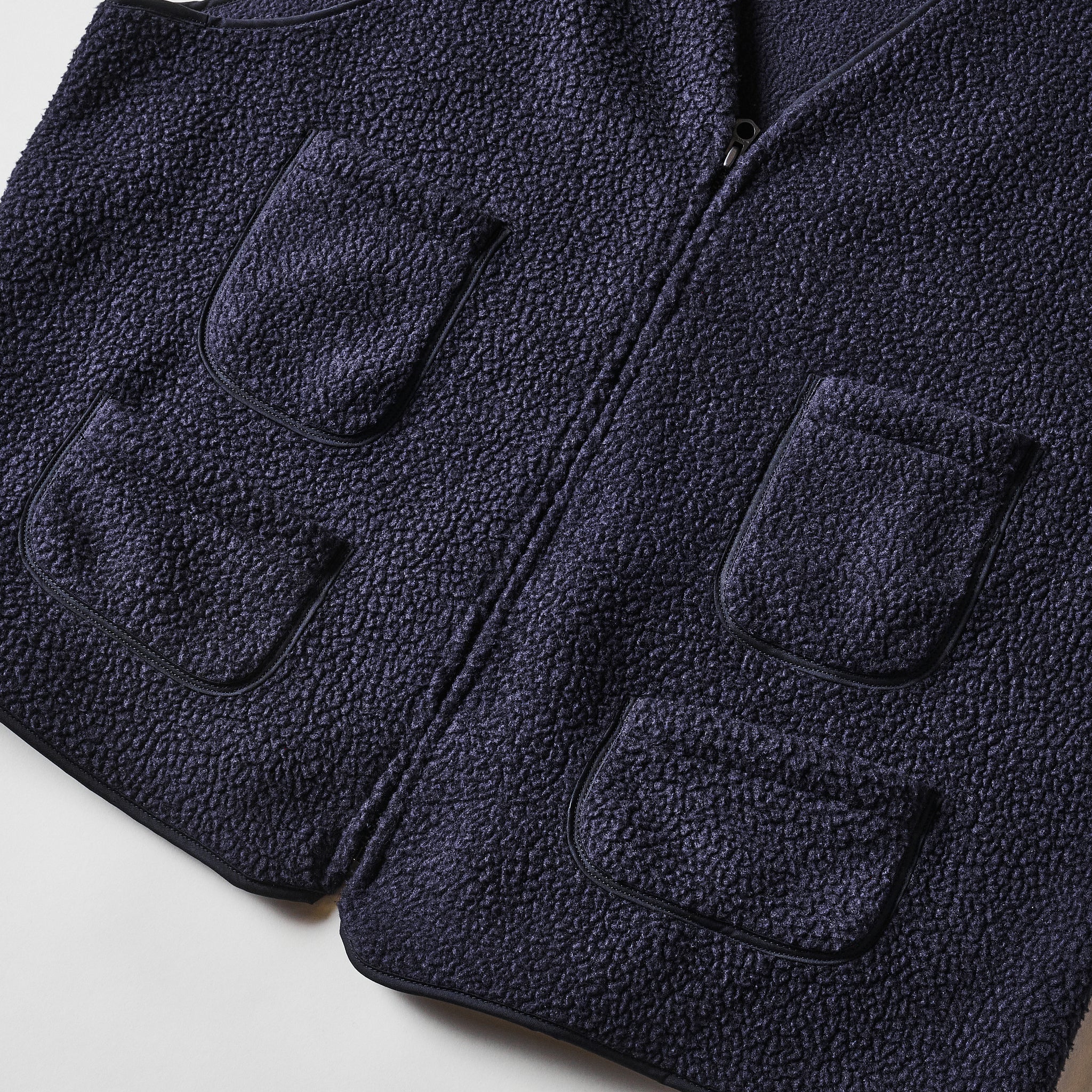 #1502-PSB Fleece Vest : Polar Tech Sherpa black