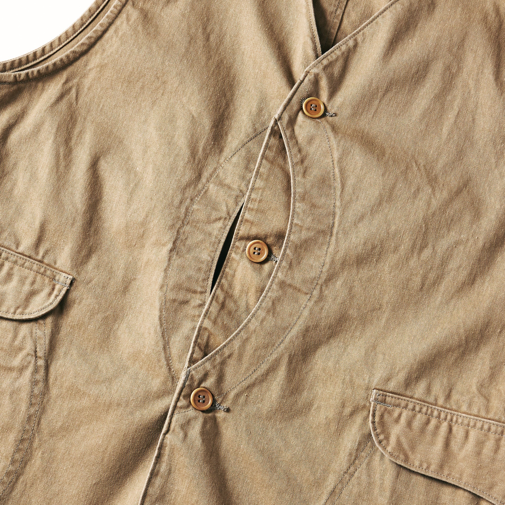 #1512-VMK Royal Traveler : vintage sateen dark khaki