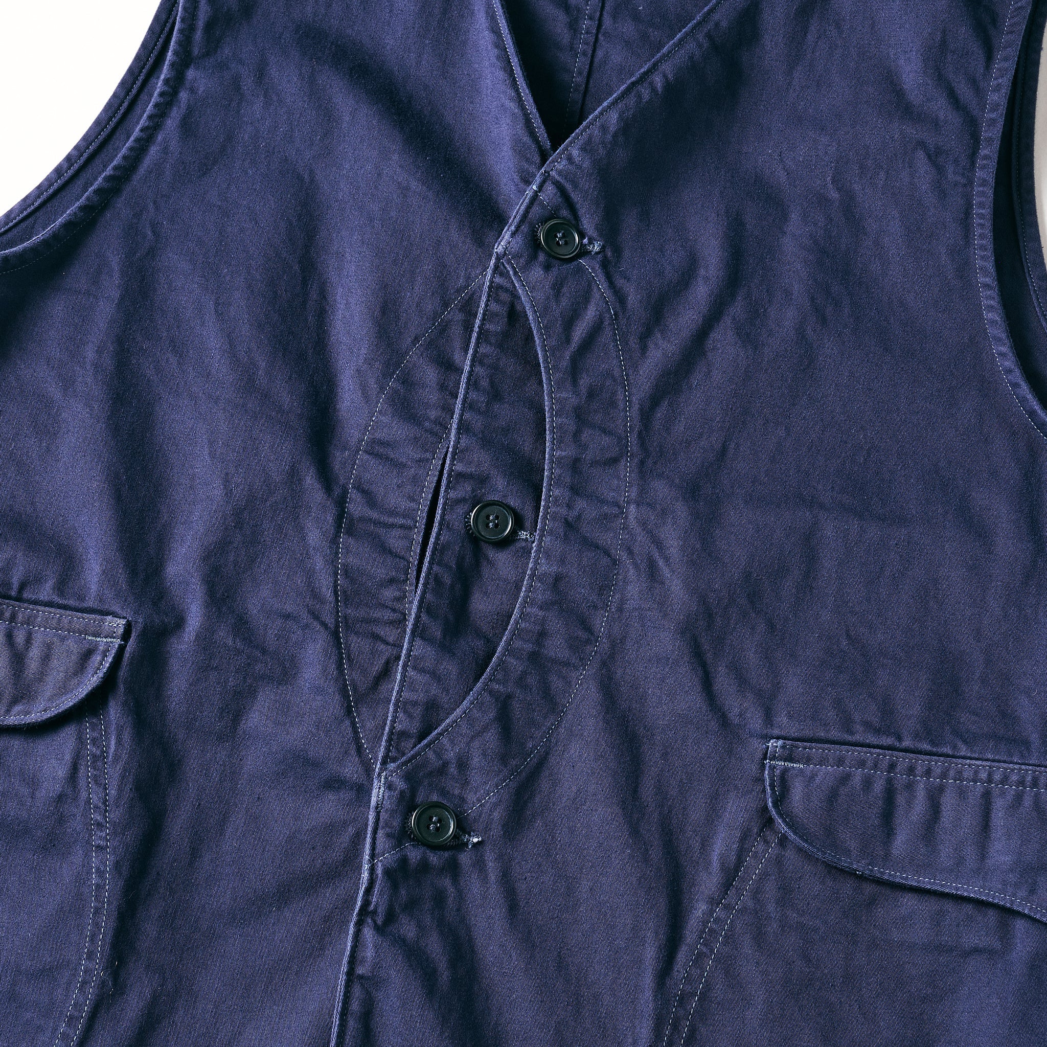 #1512-VMN Royal Traveler : vintage sateen navy