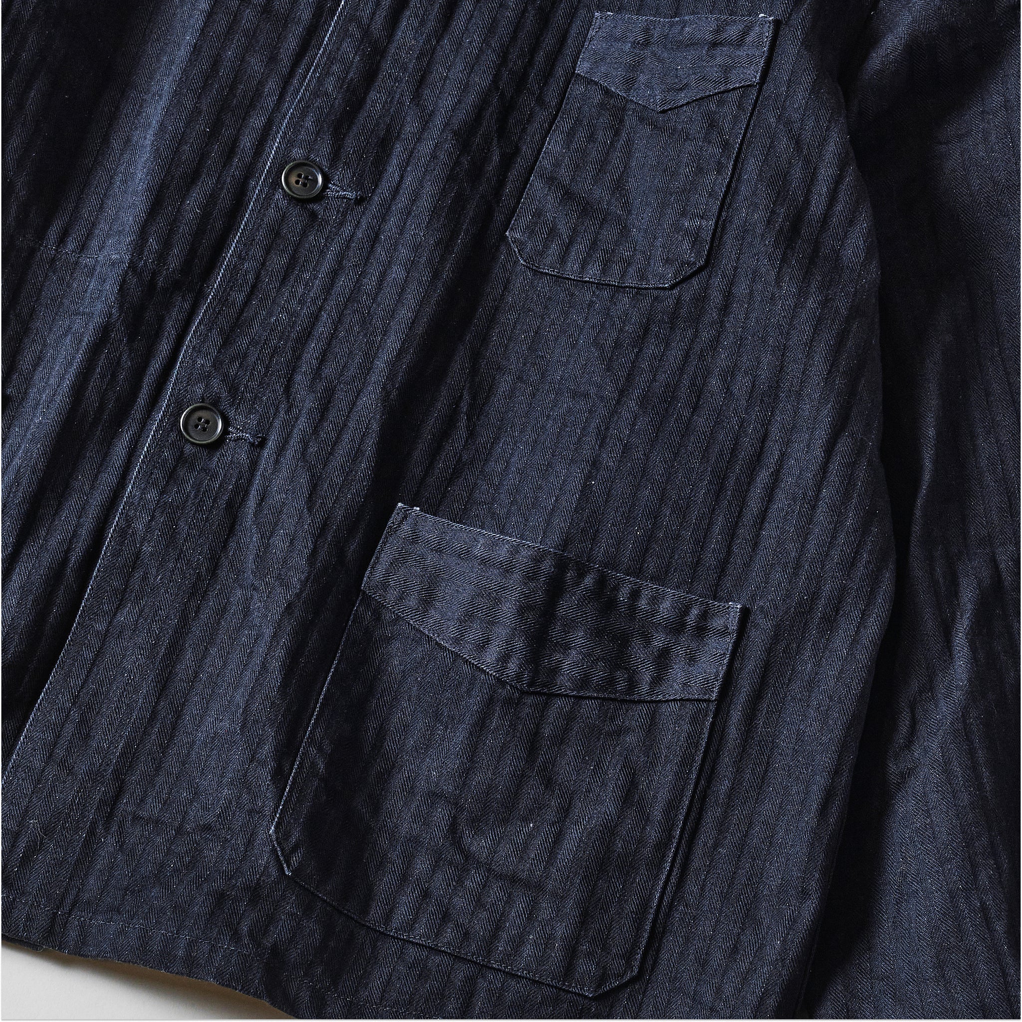 #3119-HBB POS-Travail : herringbone denim black