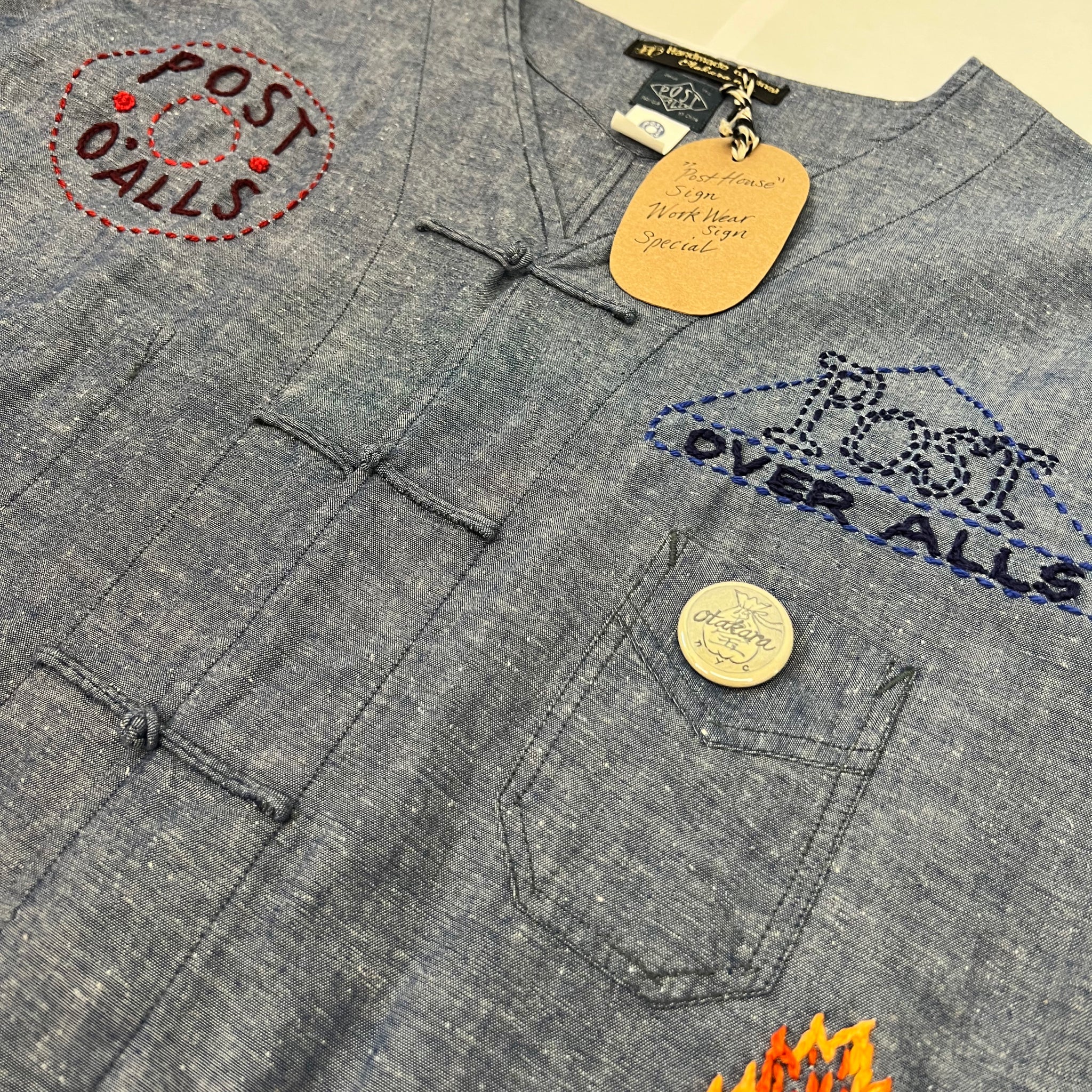 OTAKARA NYC X Post O’Alls #08 : "Post House"Sign Work Wear Sign Special