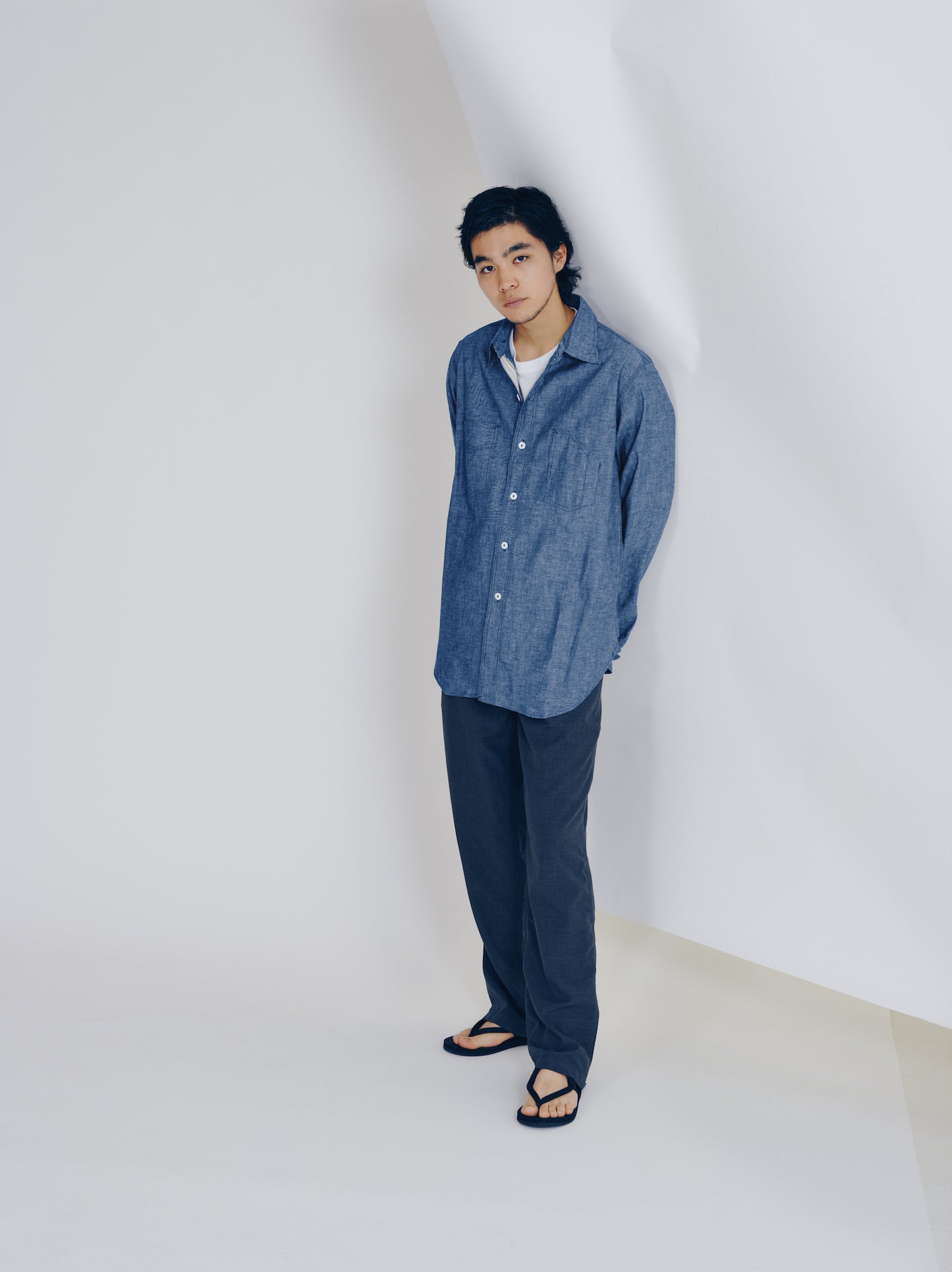 #2324 New Maker Pants PH1 : poly heather charcoal