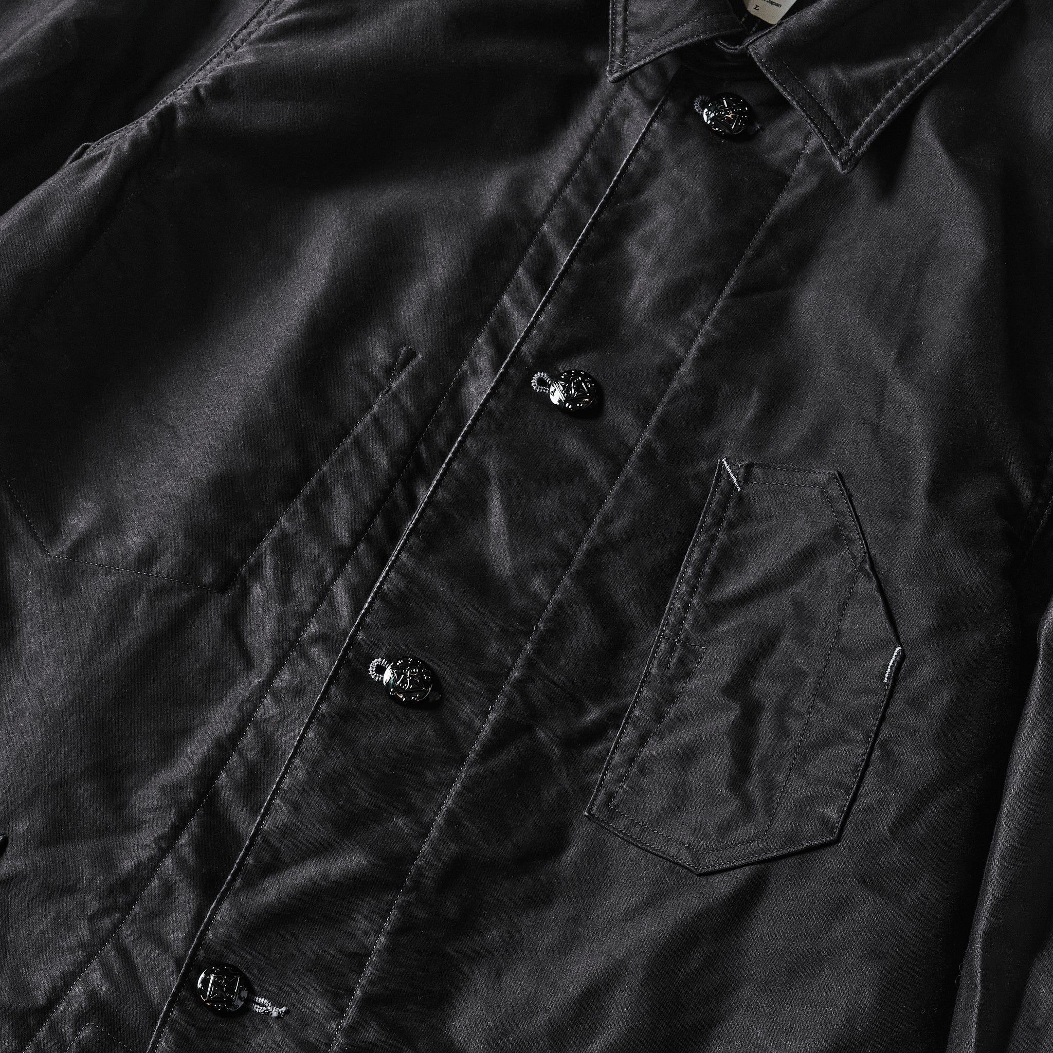 #1101-MB No.1 Jacket : vintage moleskin black