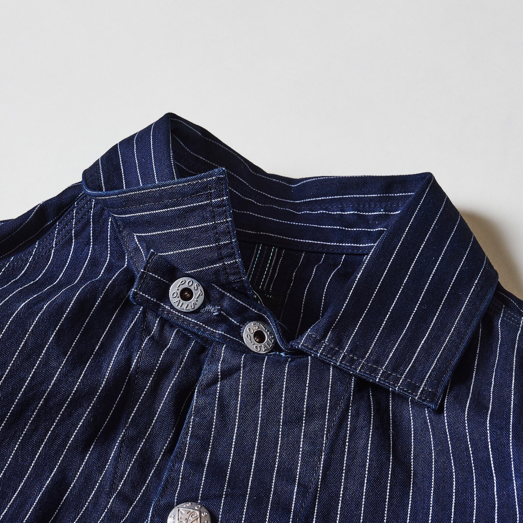 #1102-GS Engineer's Jacket : gangster stripe indigo