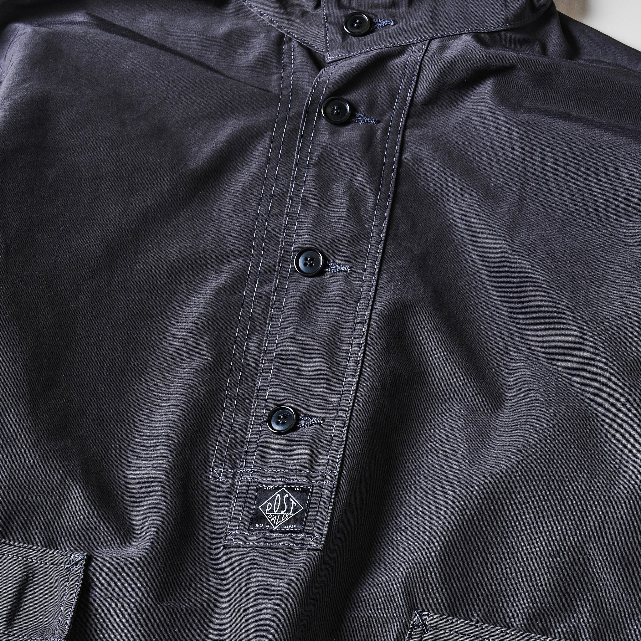 #1105-SFC NAVY Parka : 60/40 charcoal