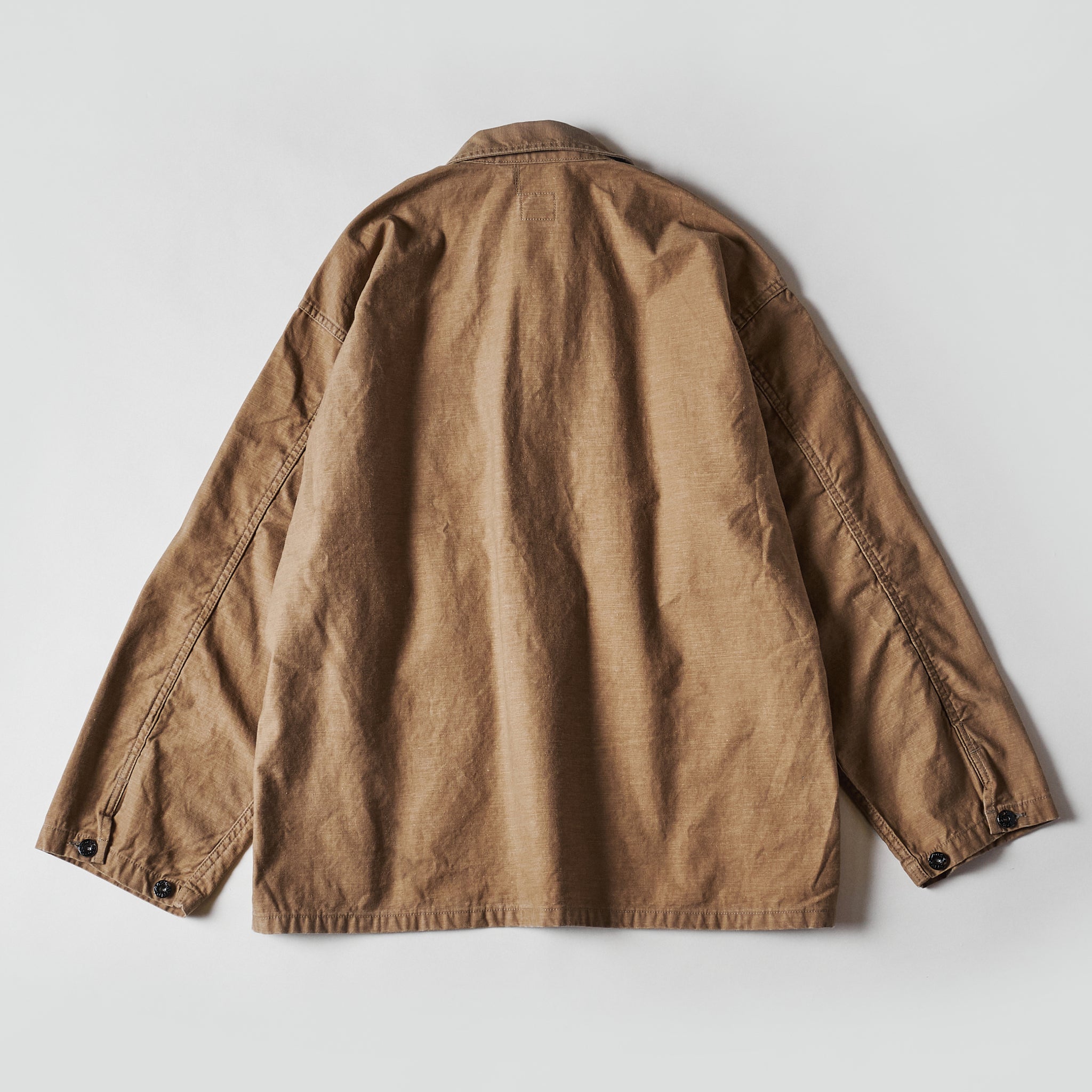 #1204-VMK Army Shirt : vintage sateen dark khaki (23FW)