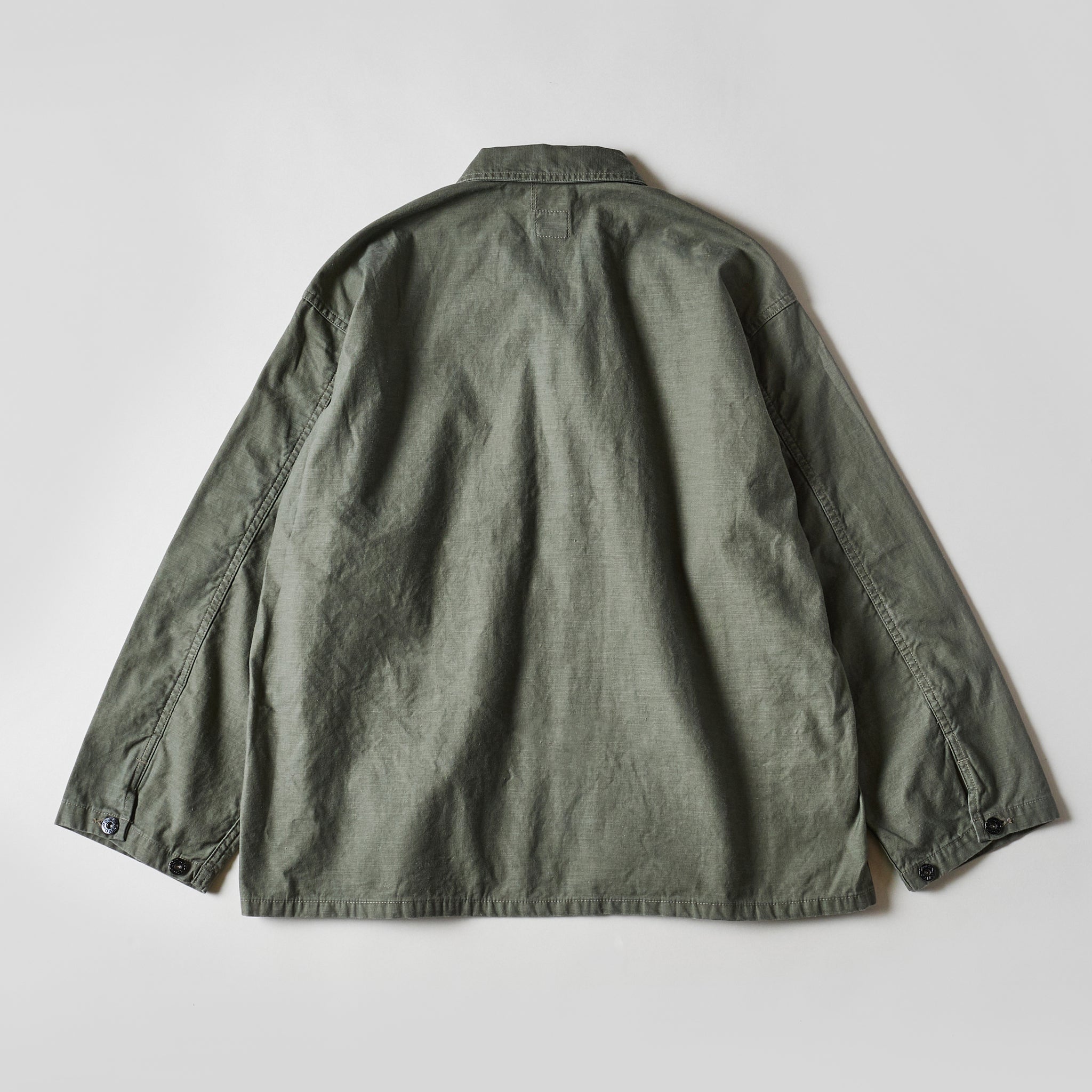 #1204-VMO Army Shirt : vintage sateen olive (23FW)