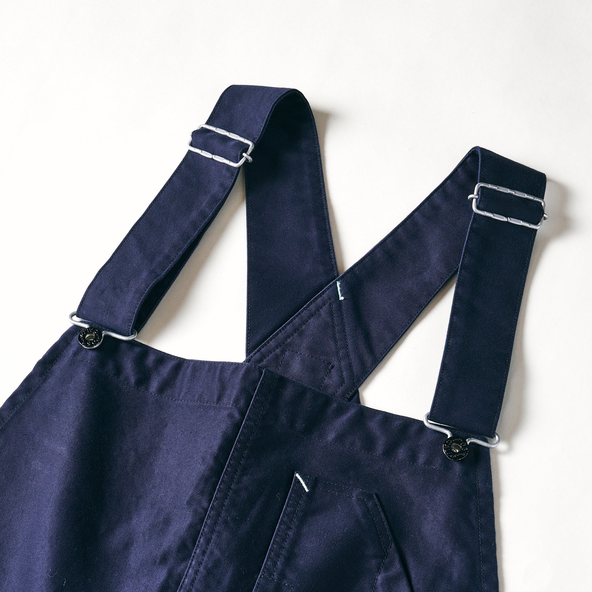 #1401-MN No.1 Overalls : vintage moleskin navy