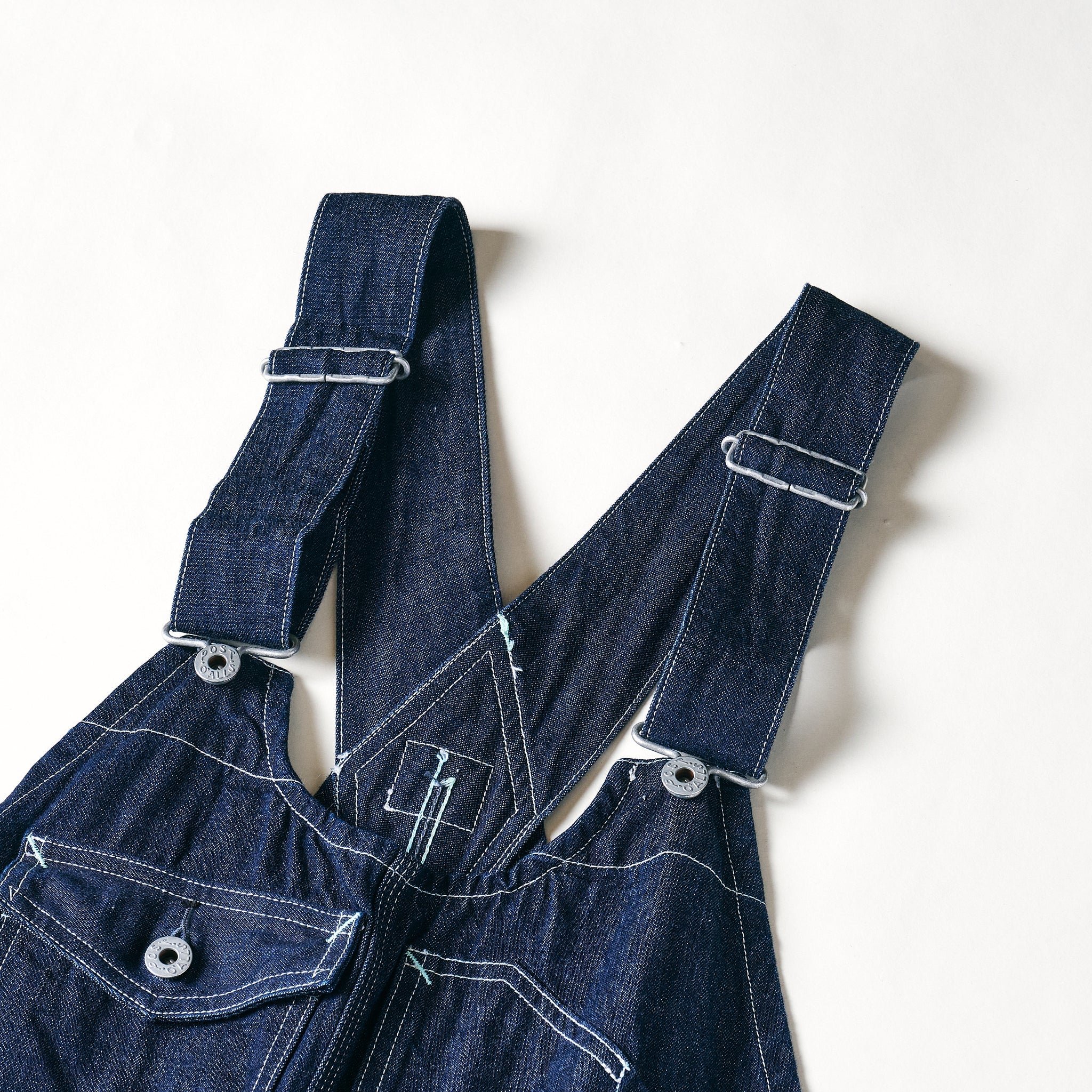 #1402-10DI No.2 Overalls: 10oz. indigo denim