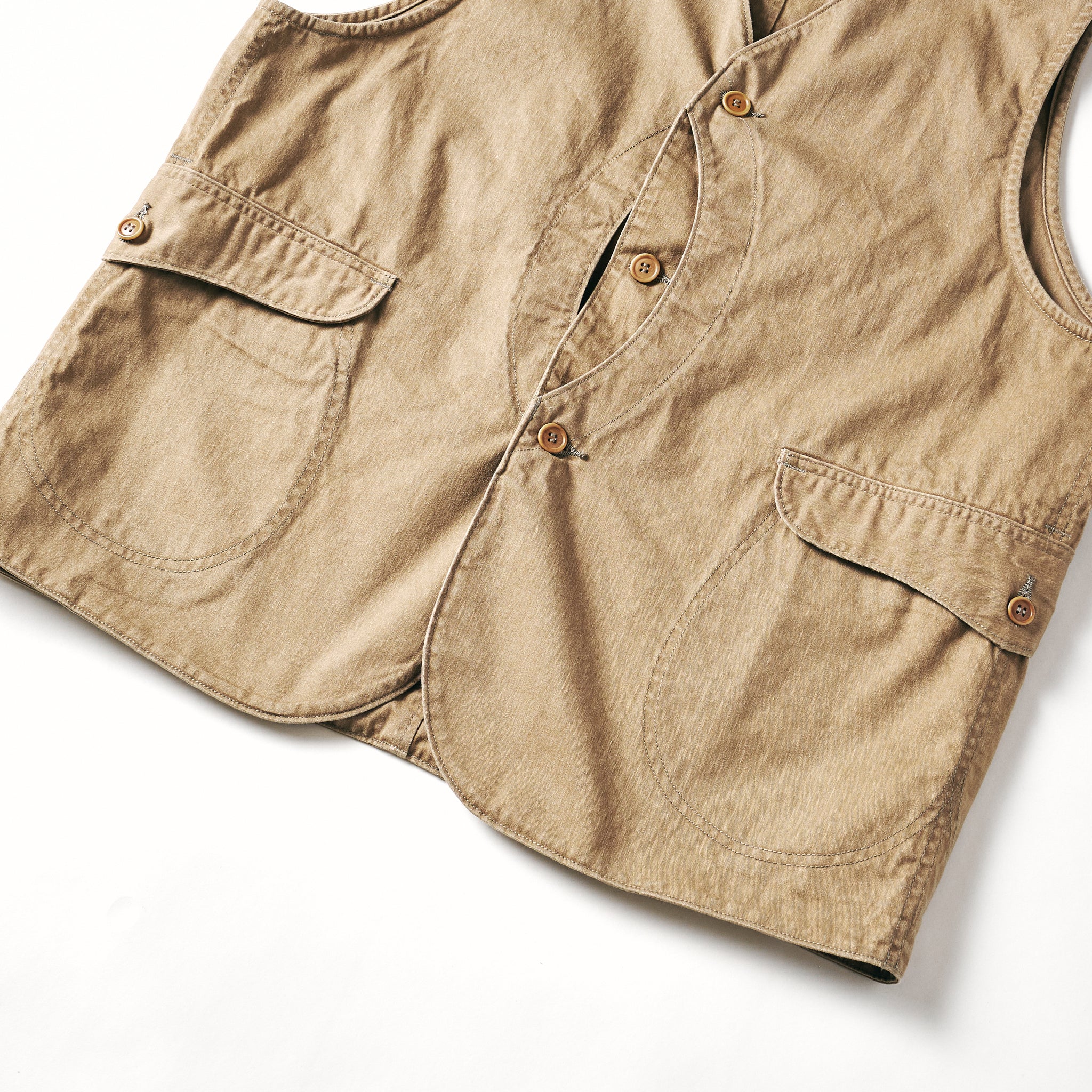 #1512-VMK Royal Traveler : vintage sateen dark khaki