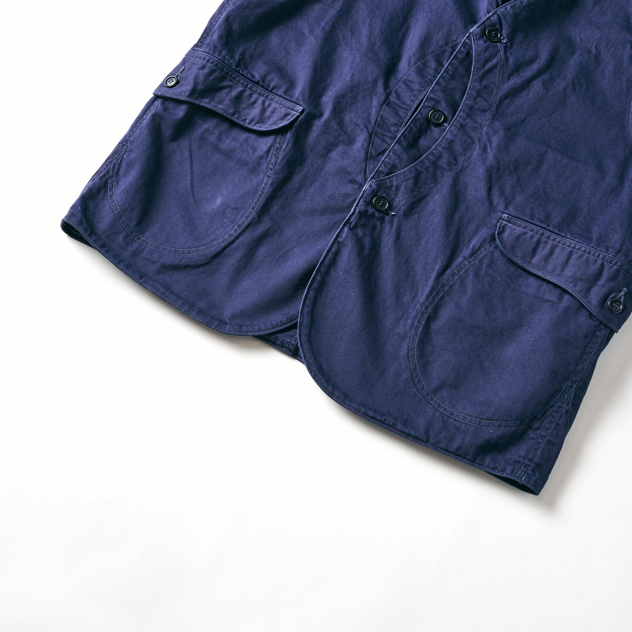 #1512-VMN Royal Traveler : vintage sateen navy