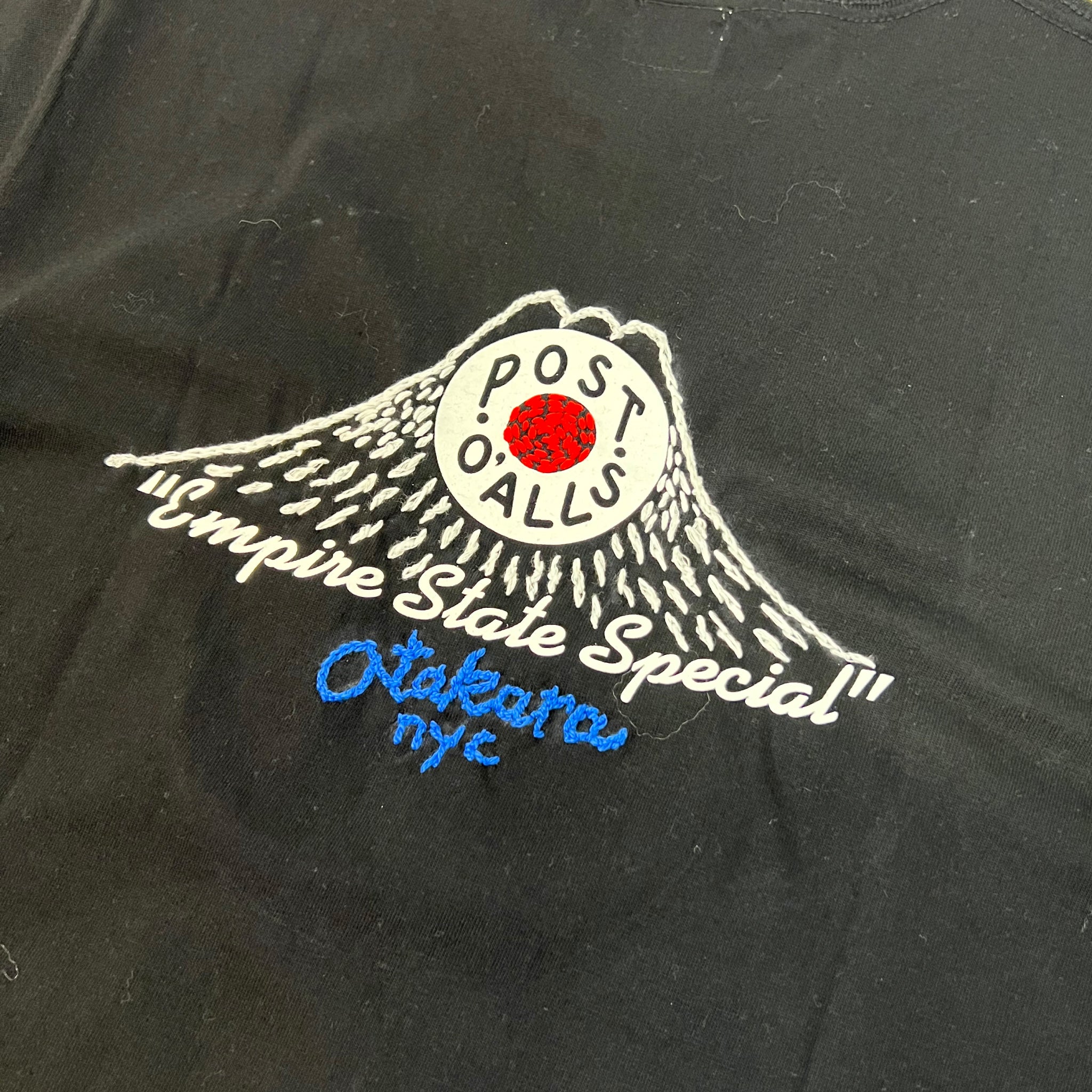 OTAKARA NYC X Post O’Alls #21 : "Post O'Alls" White Fuji Sun Rise