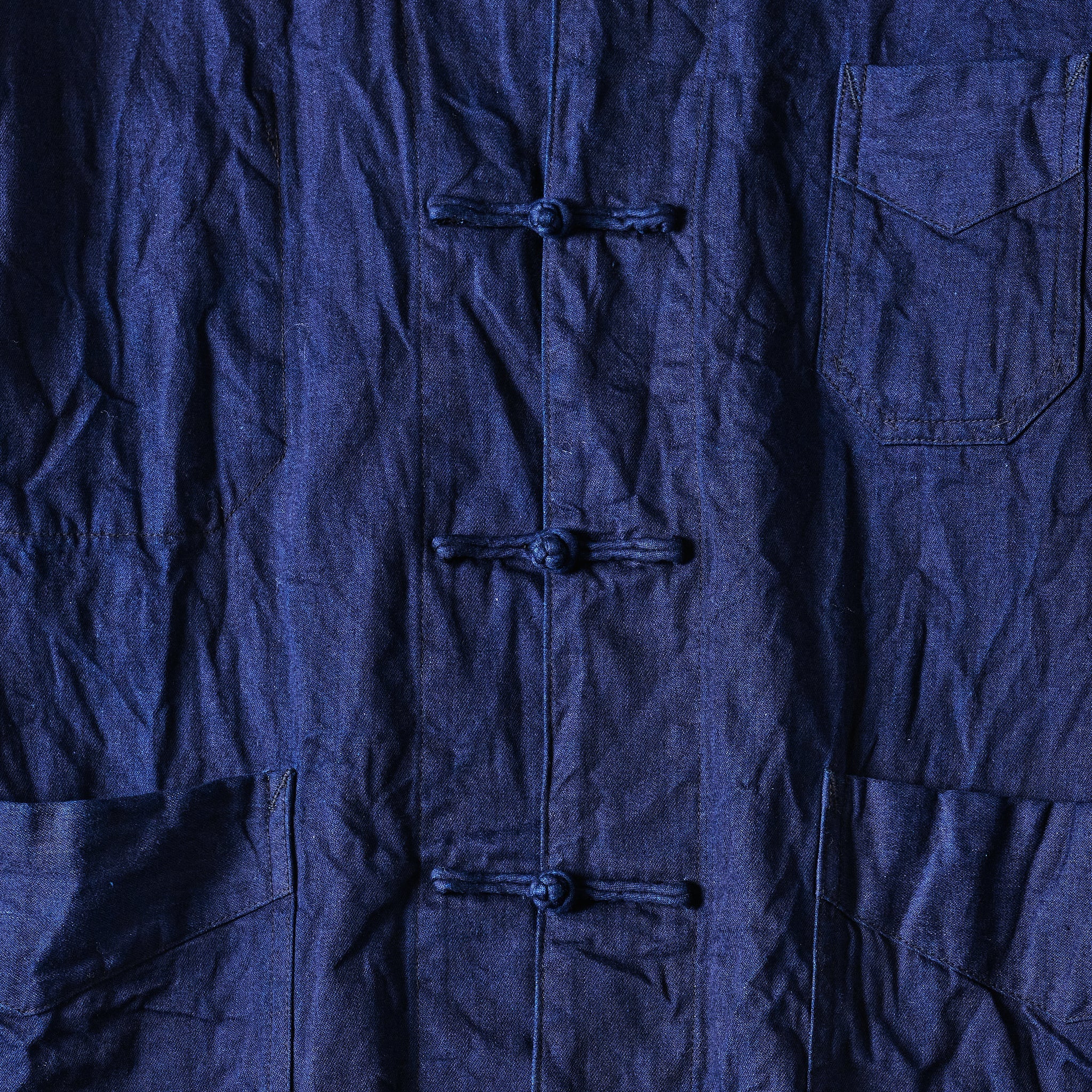 #3109B-VTI POST Chinois DV : vintage twill indigo