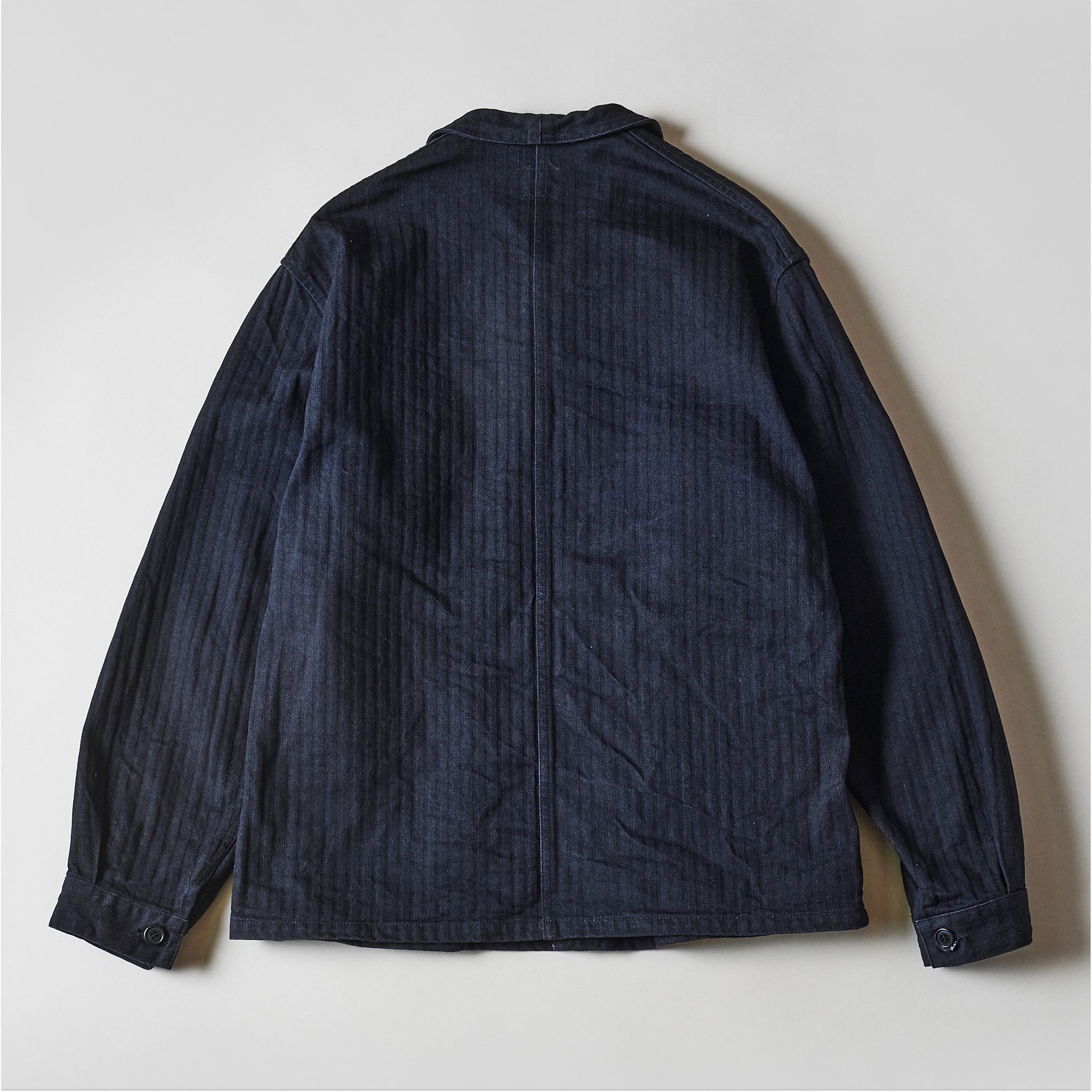 #3119-HBB POS-Travail : herringbone denim black