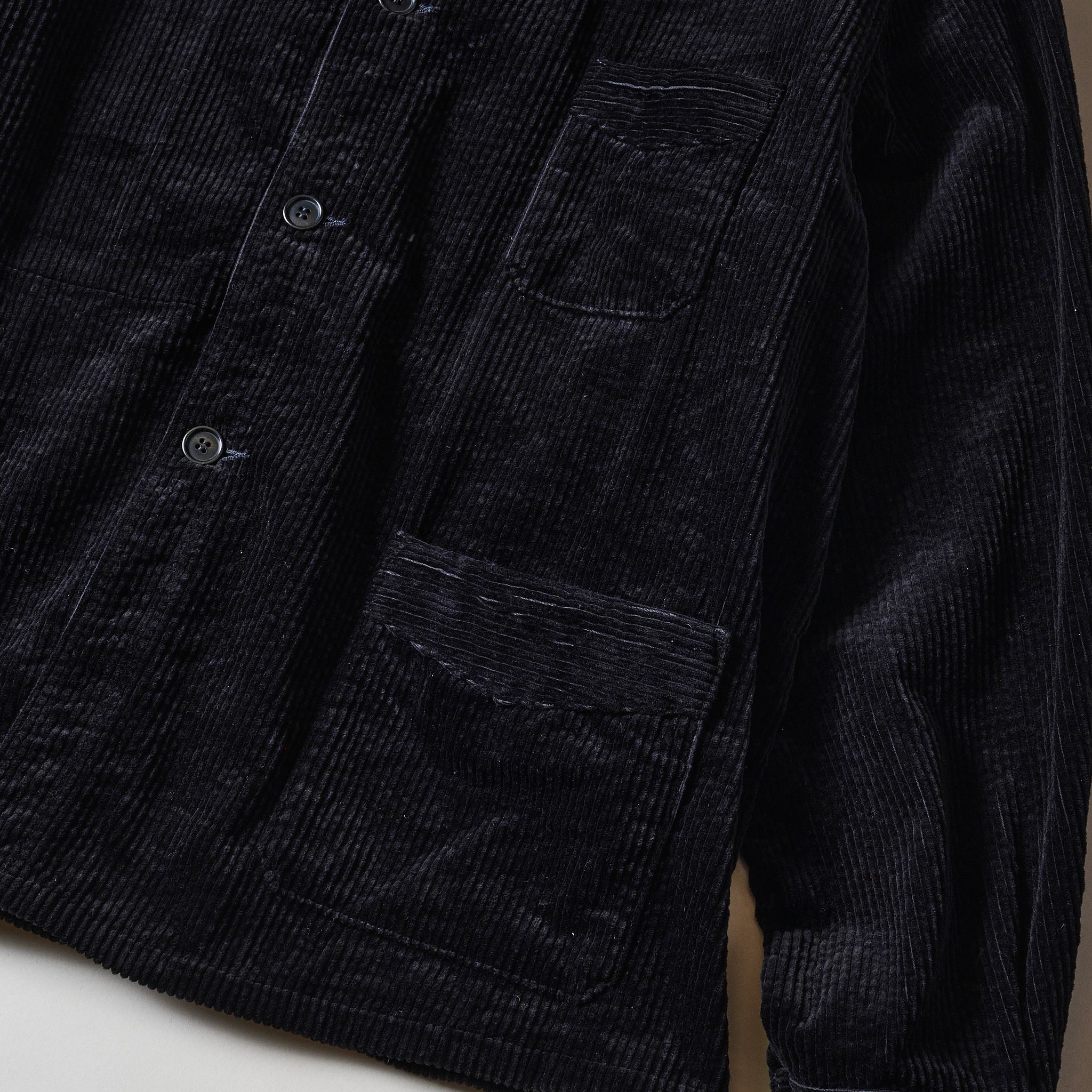#3119-WCB POS-Travail : widewale cords black
