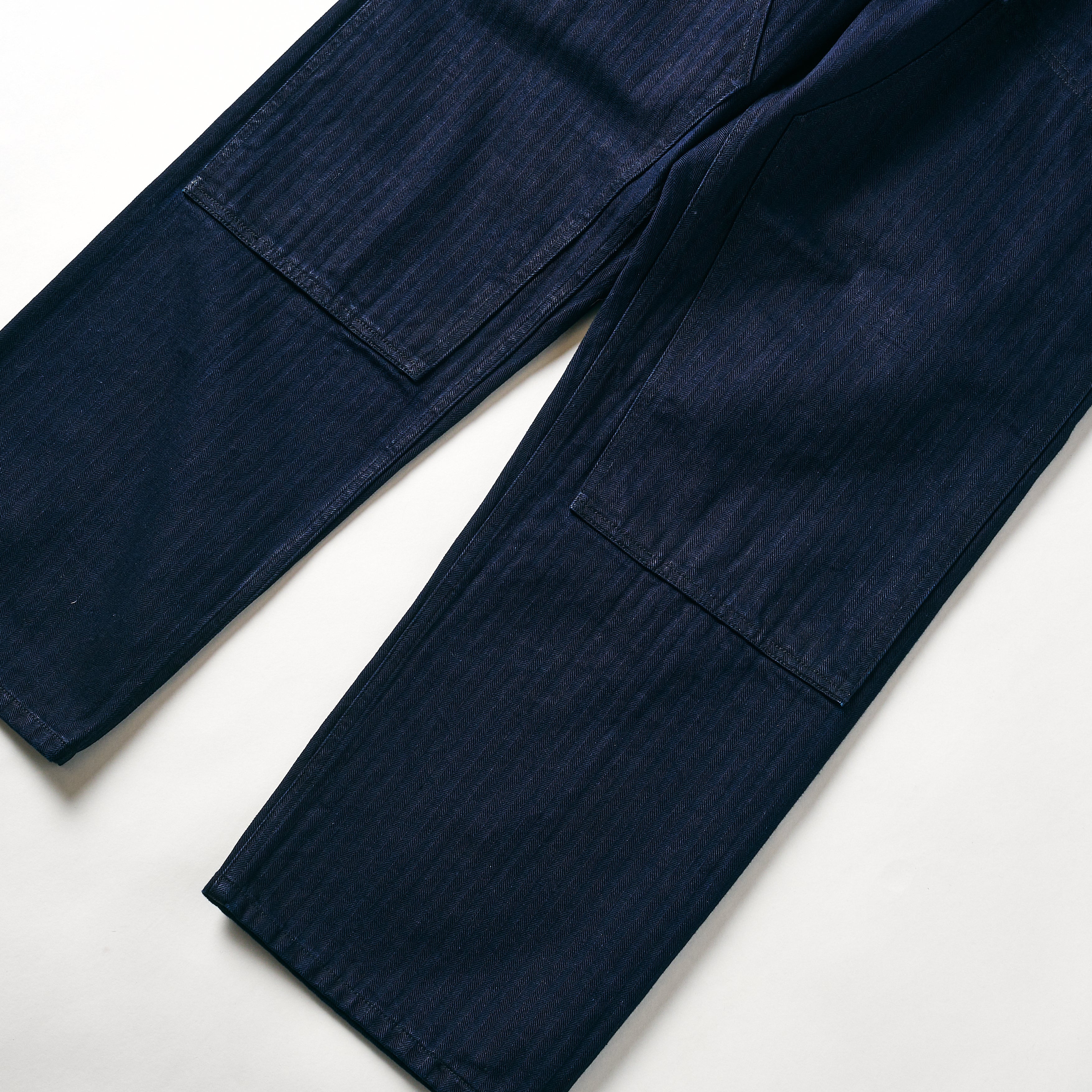 #3312-HBI E-Z DND : herringbone denim double indigo