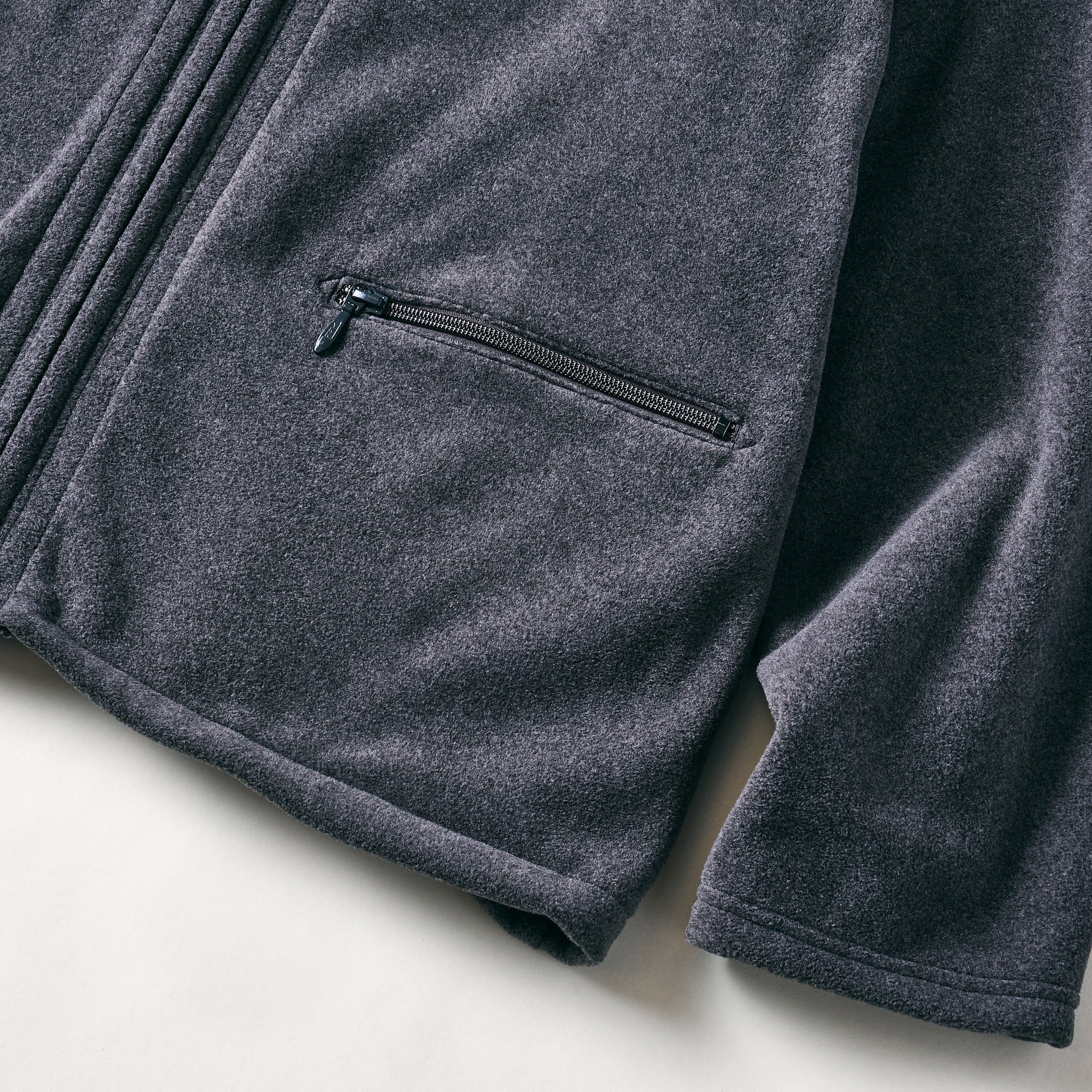 #3609-PTH E-Z Zip Cardigan : Polar Tech heather grey