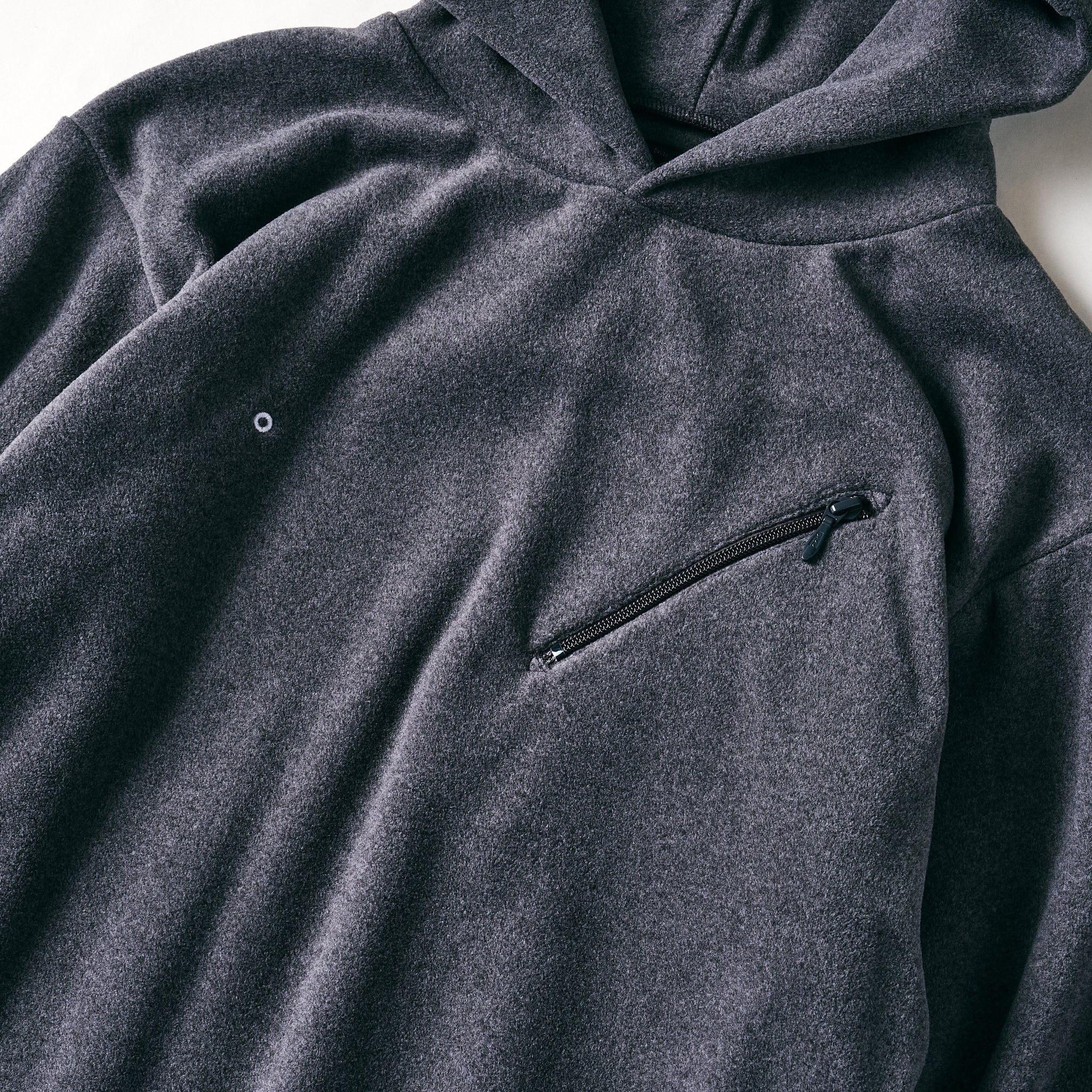 #3613-PTH E-Z Hoodie LLC 2 : Polar Tech heather grey