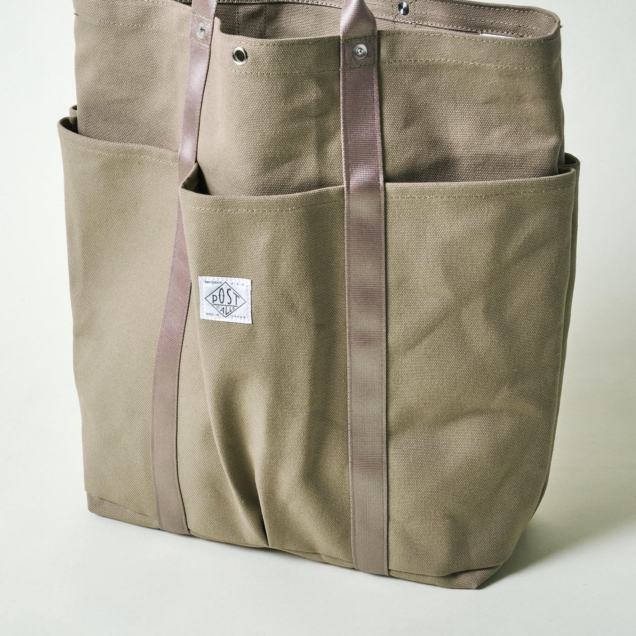#4202-CK POS-Tote 2 : cotton canvas khaki