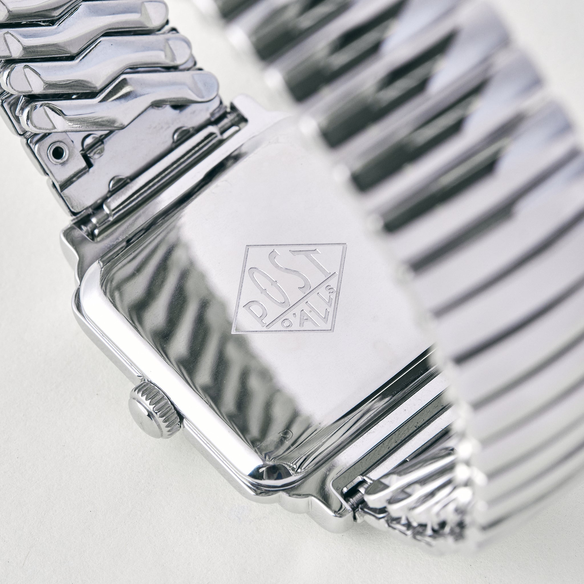 #4401-STL POST Lucky Watch : stainless steel steel