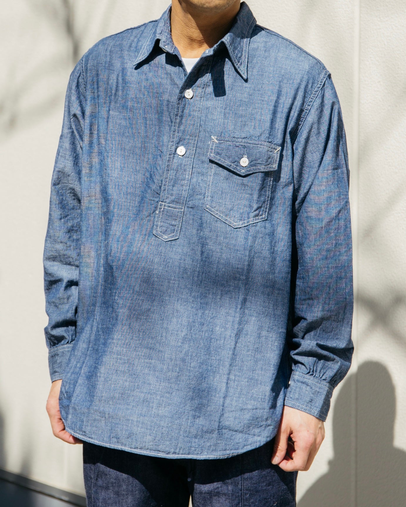 #3213 11 The NAVY CUT : chambray indigo