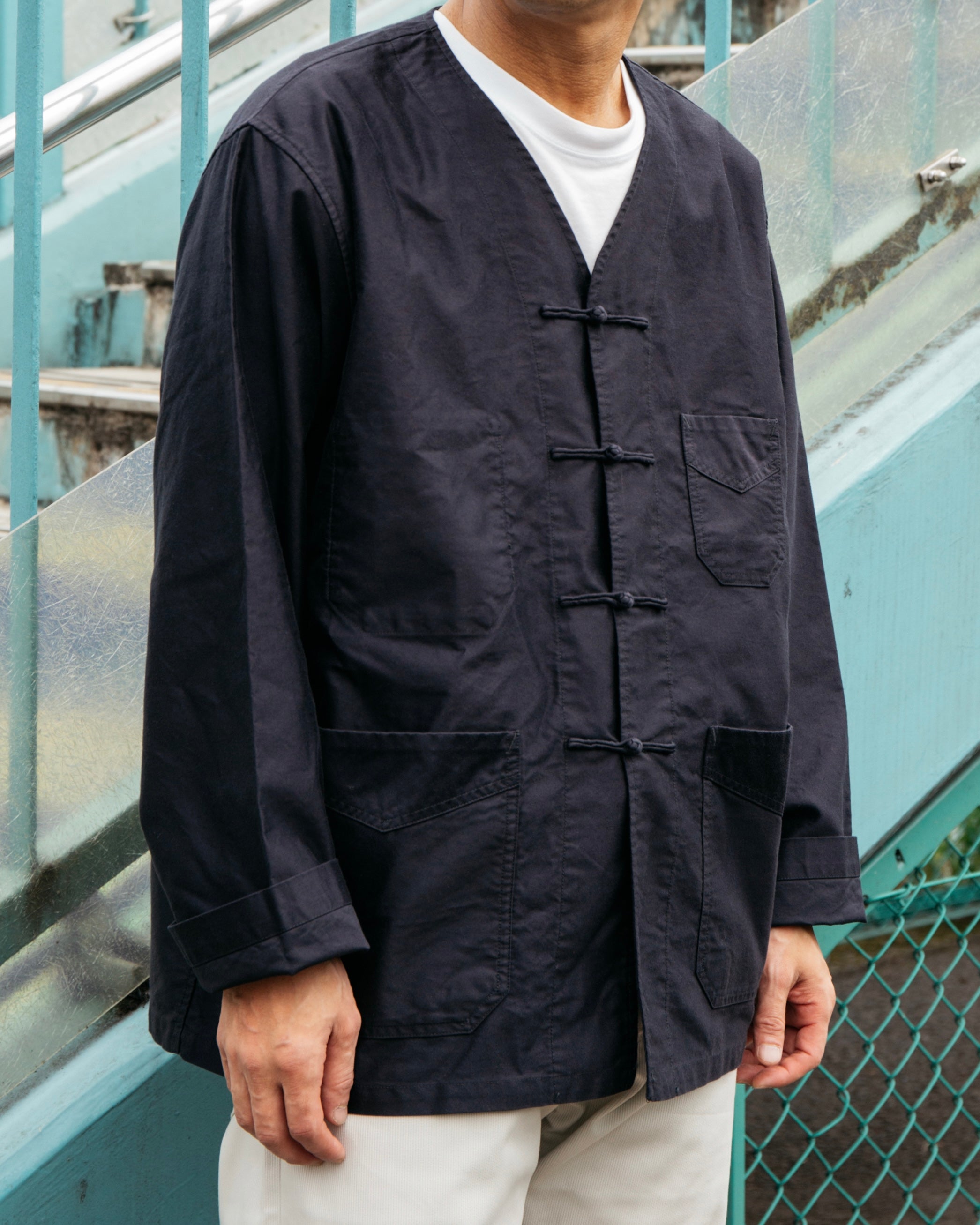 #3109-LM2 POST Chinois DV : light moleskin navy (Shop Special)