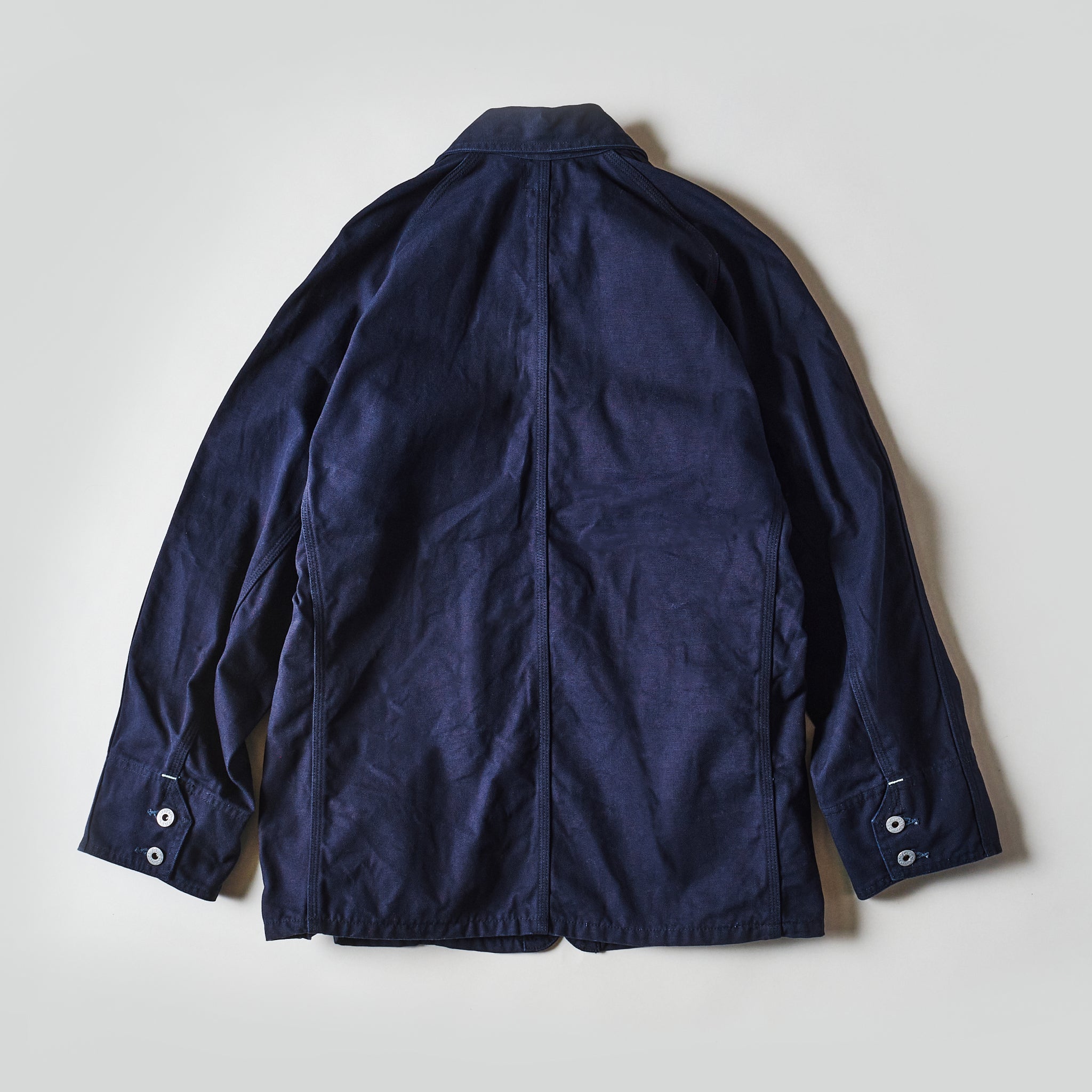 #1102-COD Engineer's Jacket : cotton canvas dark navy