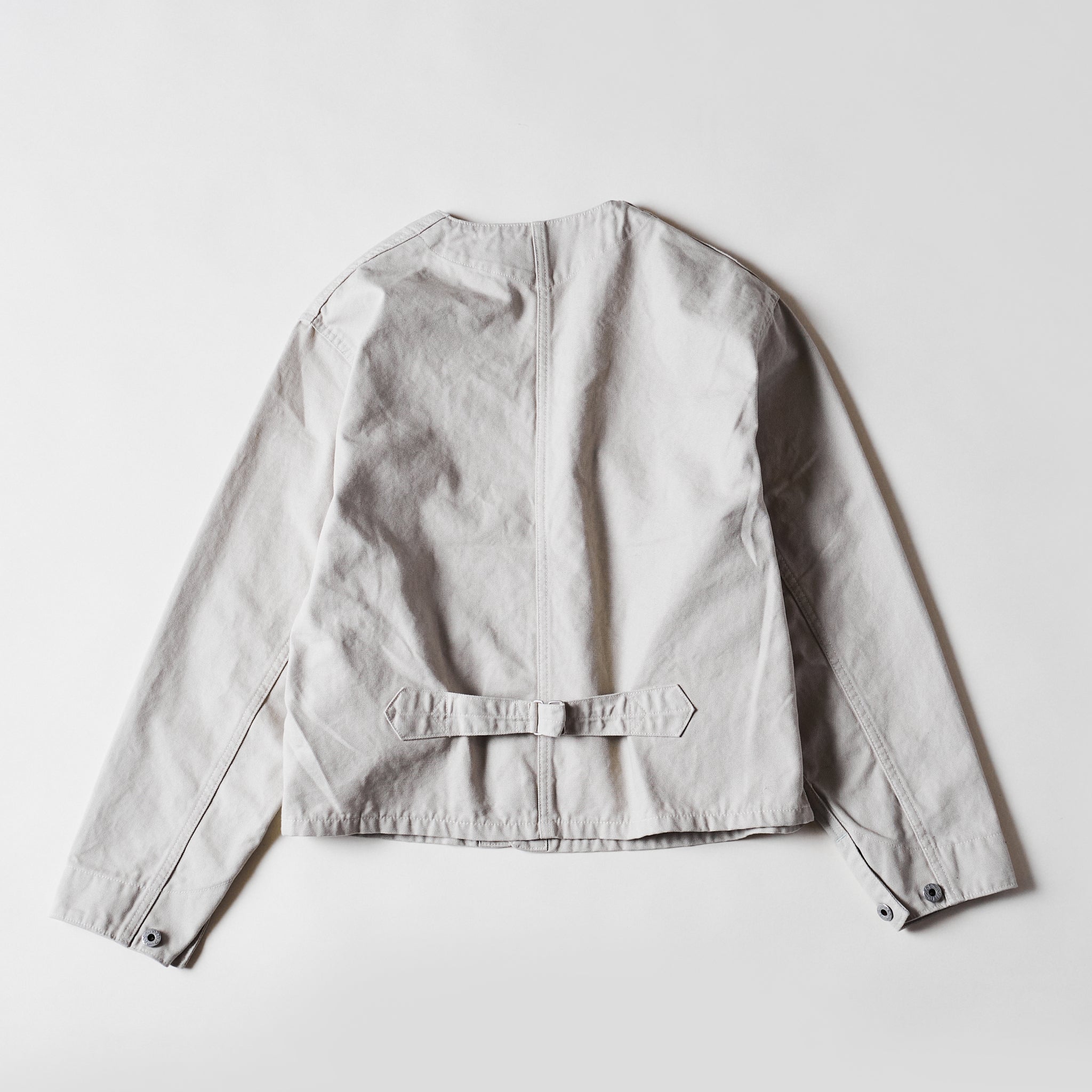 #1104-COS Stoker's Jacket : cotton canvas stone