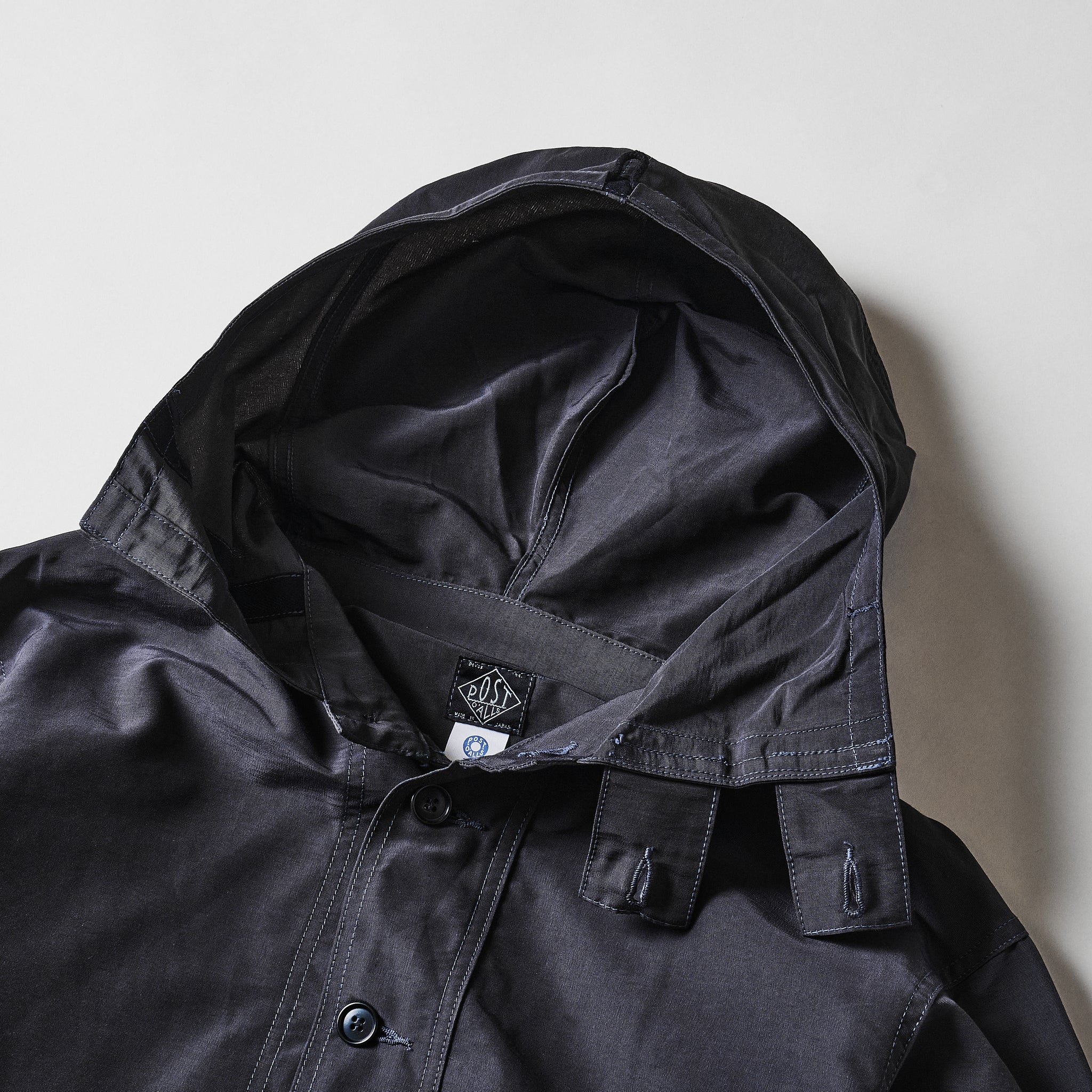 #1105-SFC NAVY Parka : 60/40 charcoal