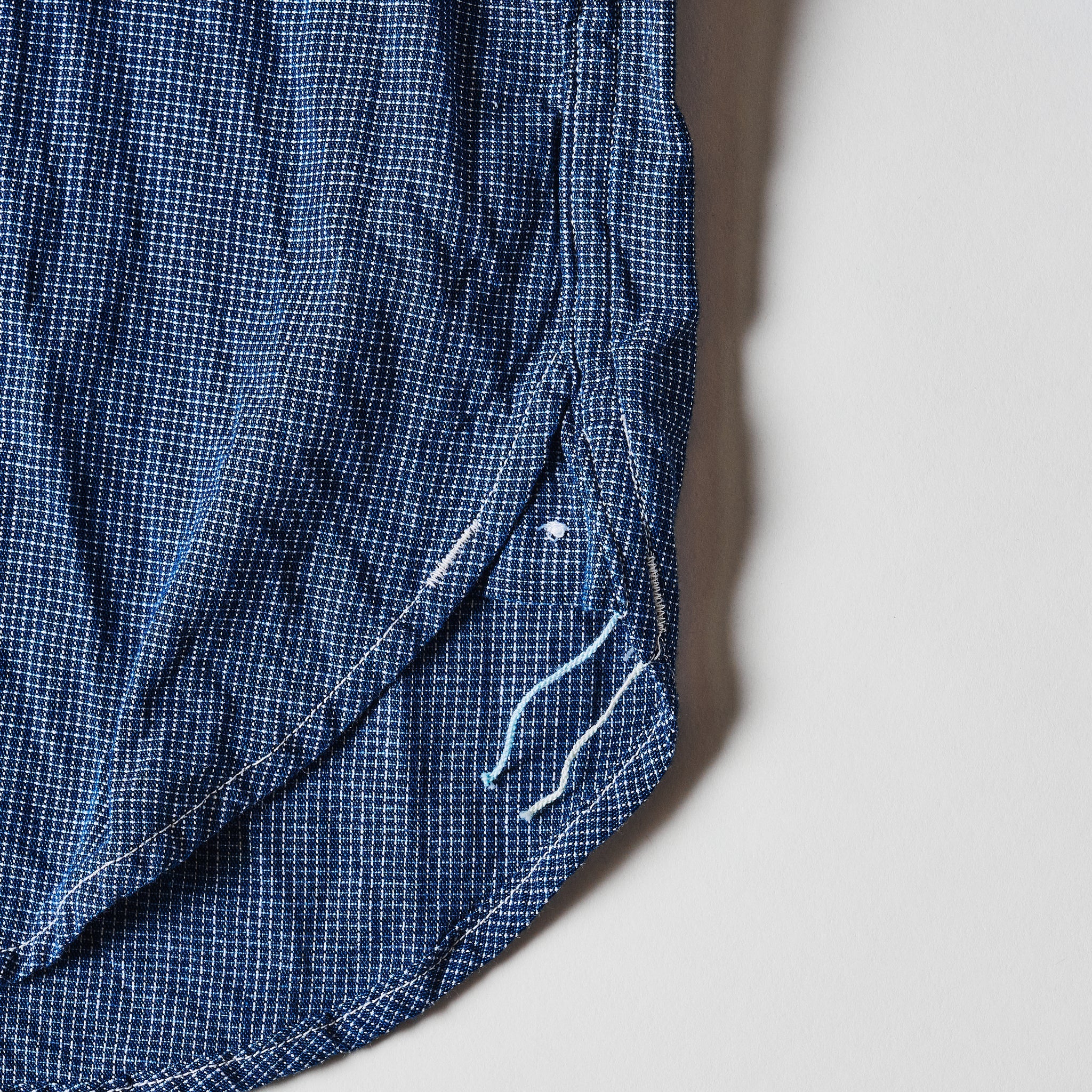 #1202-IC2 No.2 Shirt : indigo check 2 (23FW)