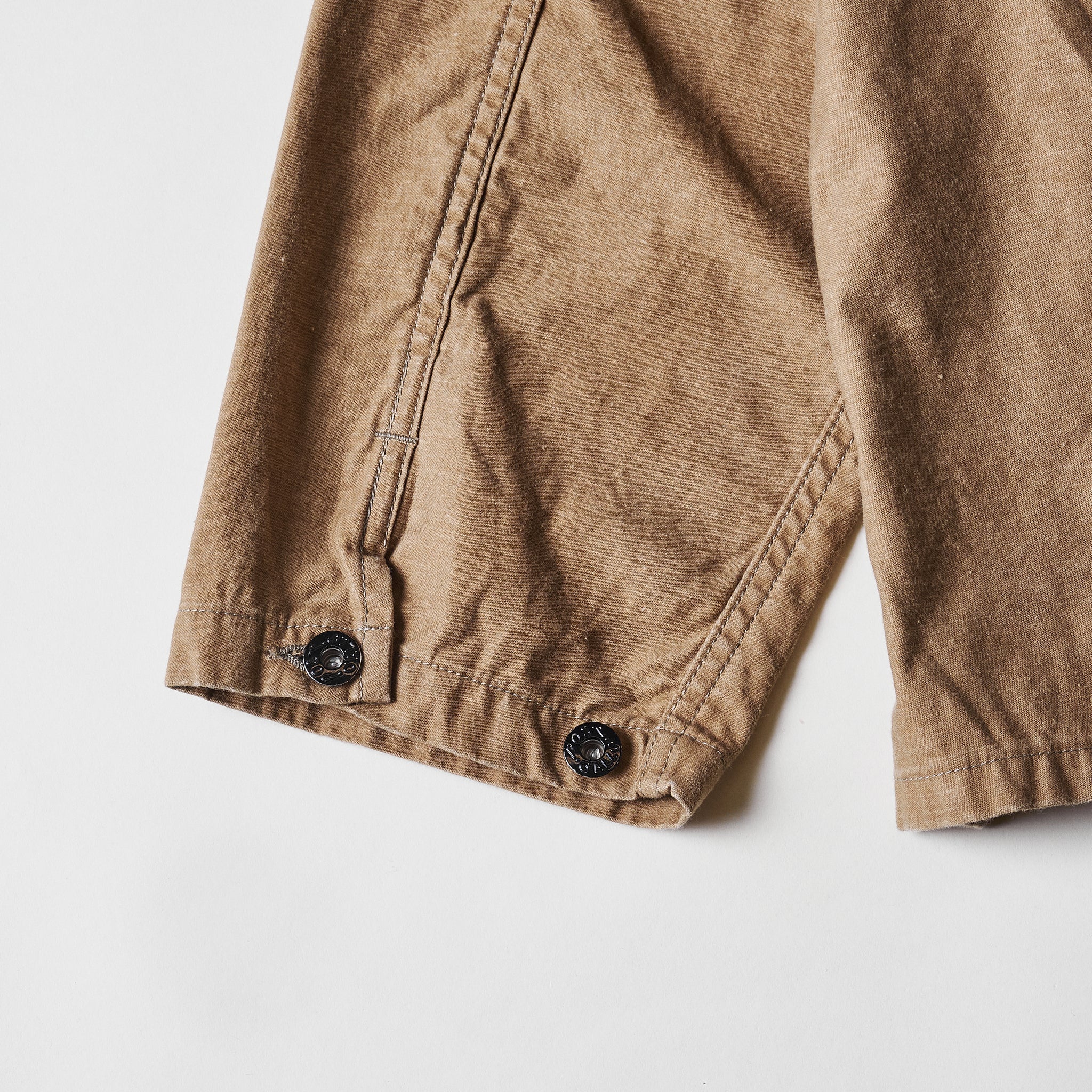 #1204-VMK Army Shirt : vintage sateen dark khaki (23FW)