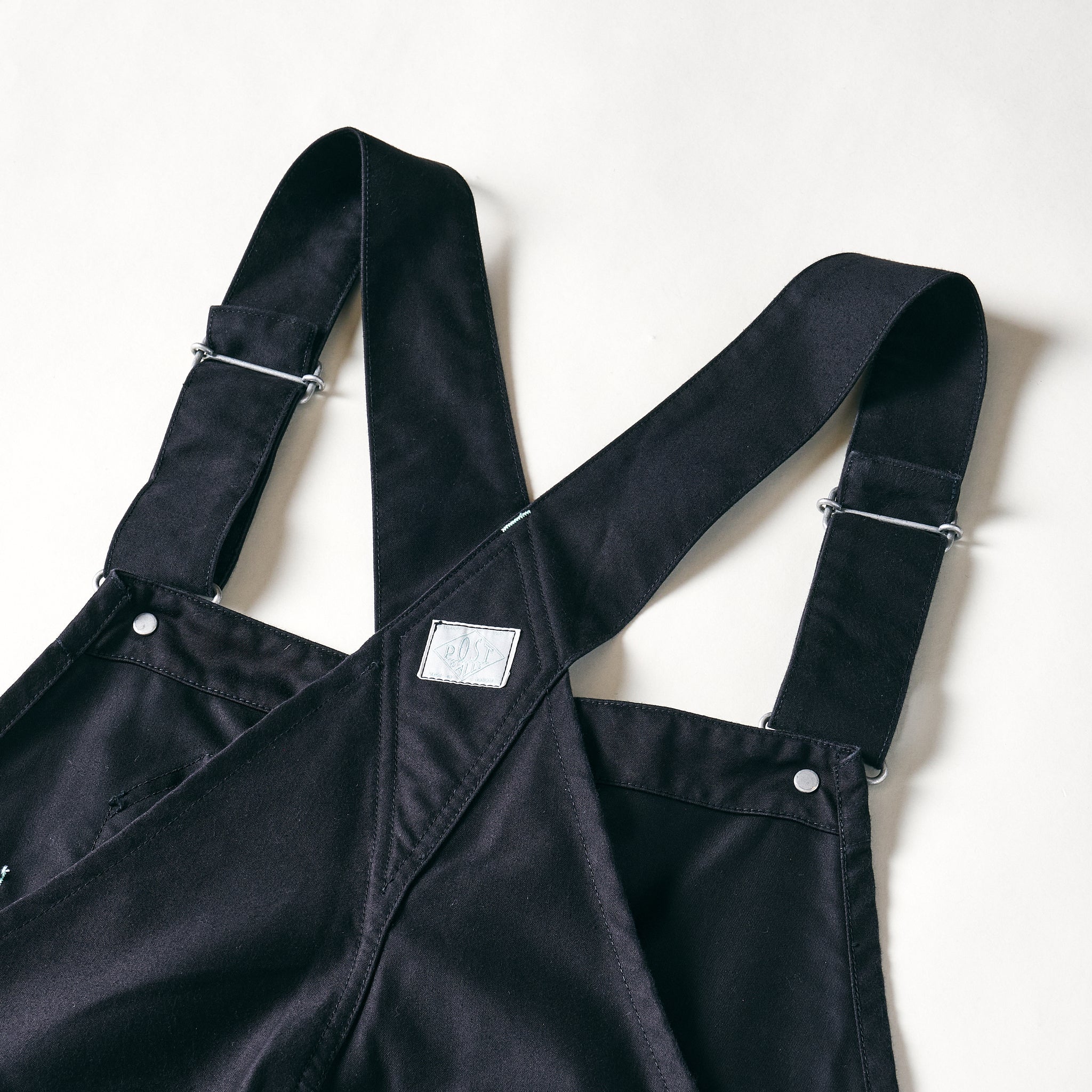 #1401-MB No.1 Overalls : vintage moleskin black