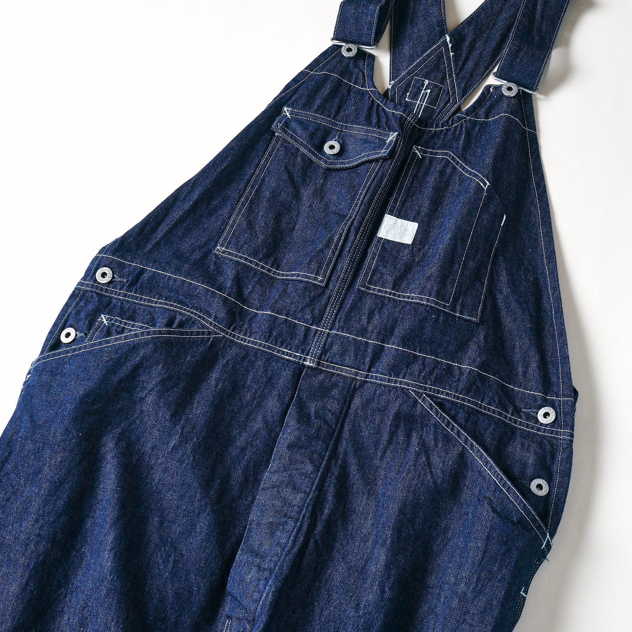 #1402-10DI No.2 Overalls: 10oz. indigo denim