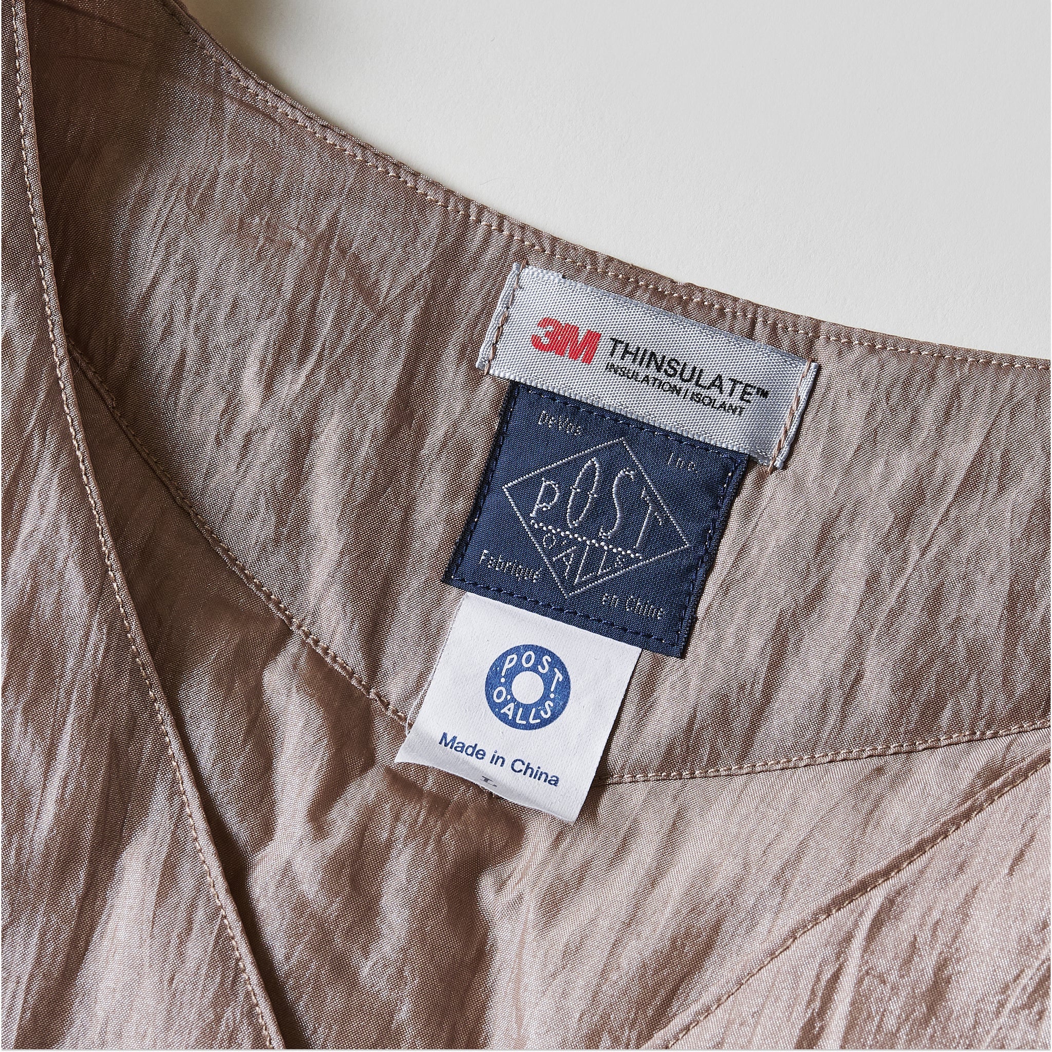 #3109B-CTK POST Chinois DV : crinkle taffeta w/Thinsulate khaki