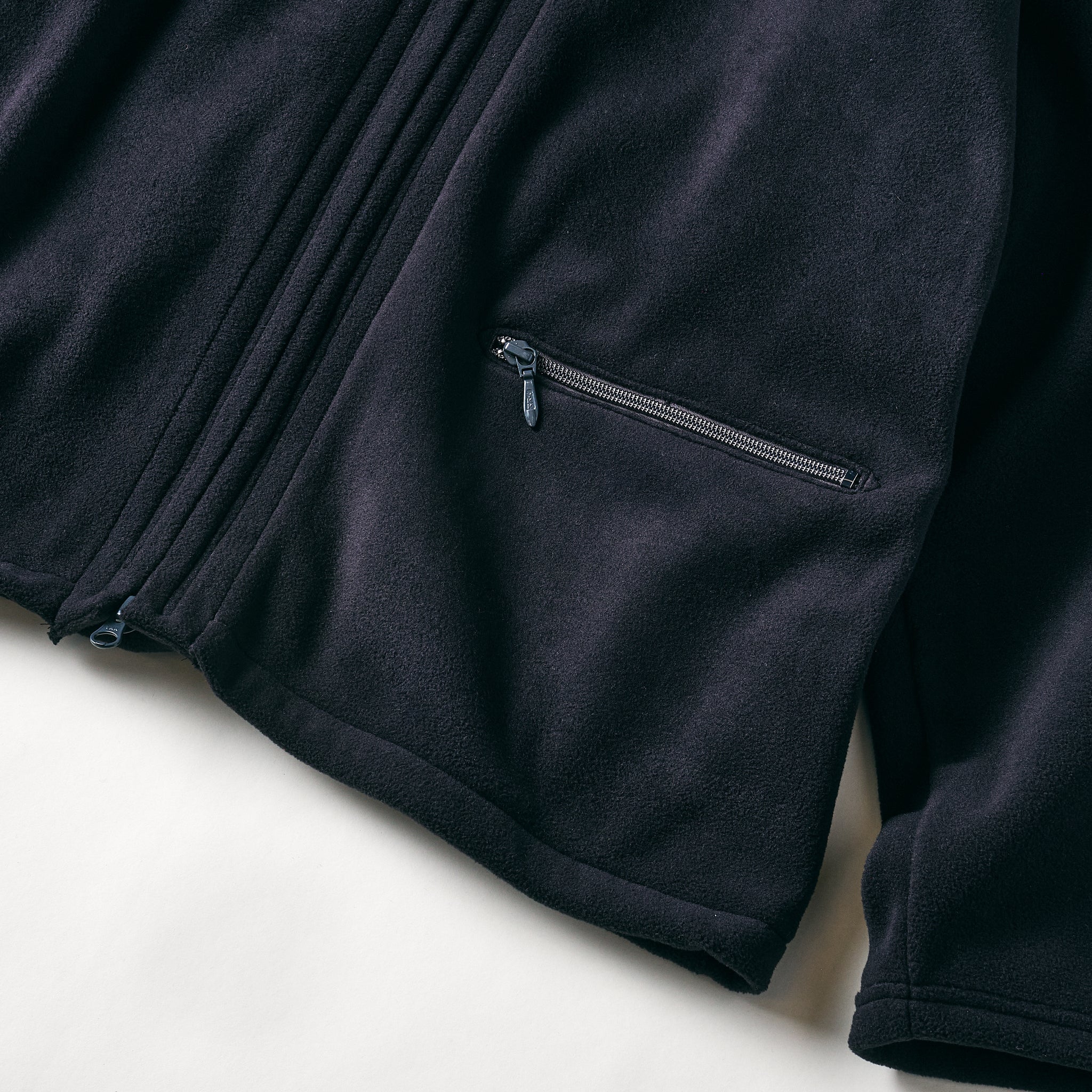 #3609-PTB E-Z Zip Cardigan : Polar Tech black