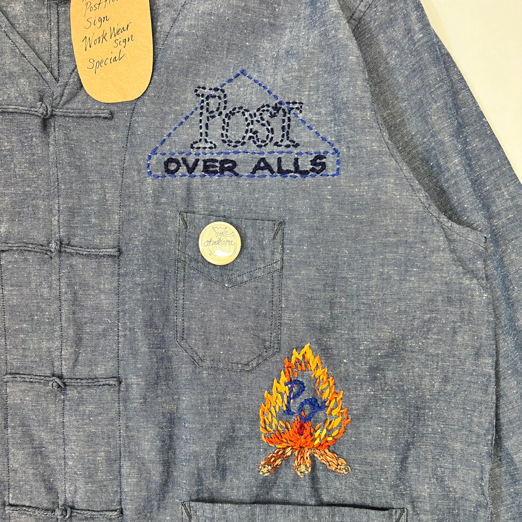 OTAKARA NYC X Post O’Alls #08 : "Post House"Sign Work Wear Sign Special
