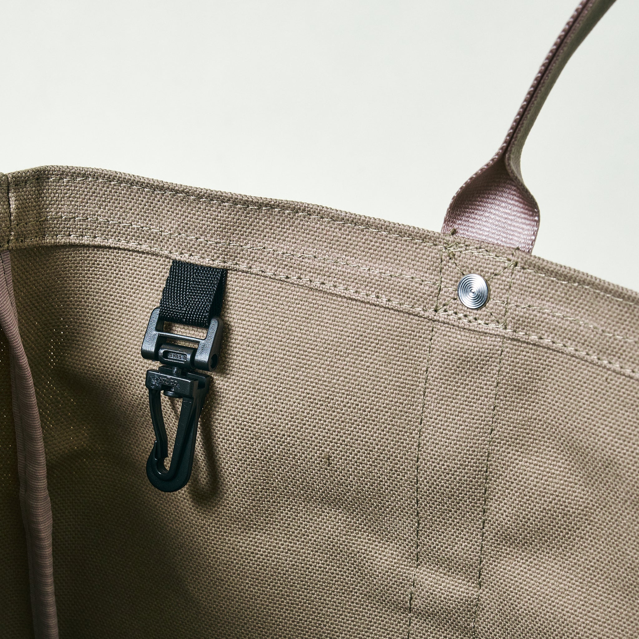 #4202-CK POS-Tote 2 : cotton canvas khaki