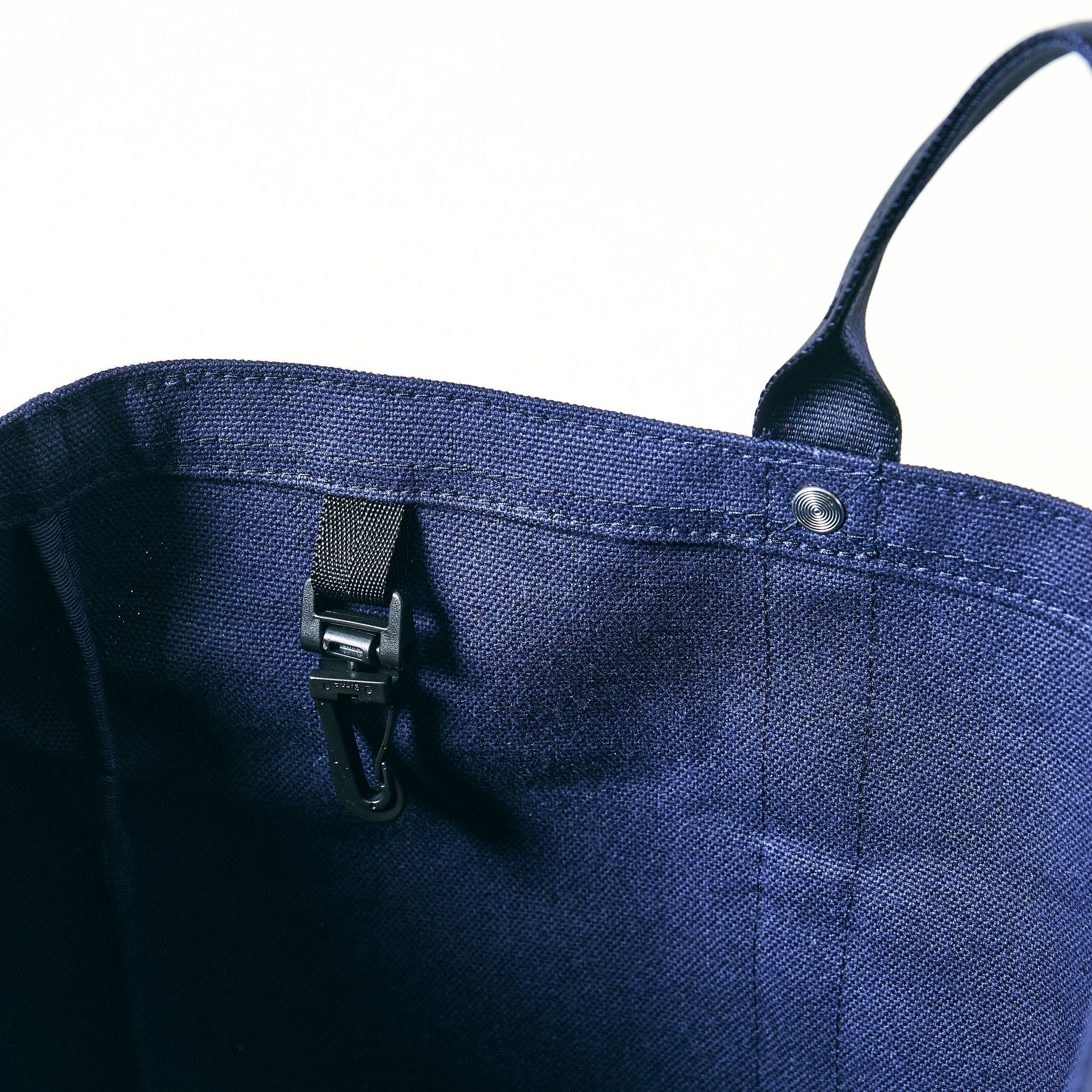 #4202-CN POS-Tote 2 : cotton canvas navy