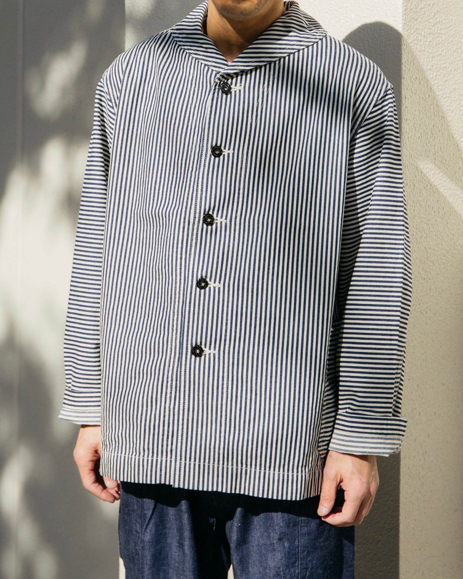 #2114R NAVY-BLU-R 03 : hickory stripe