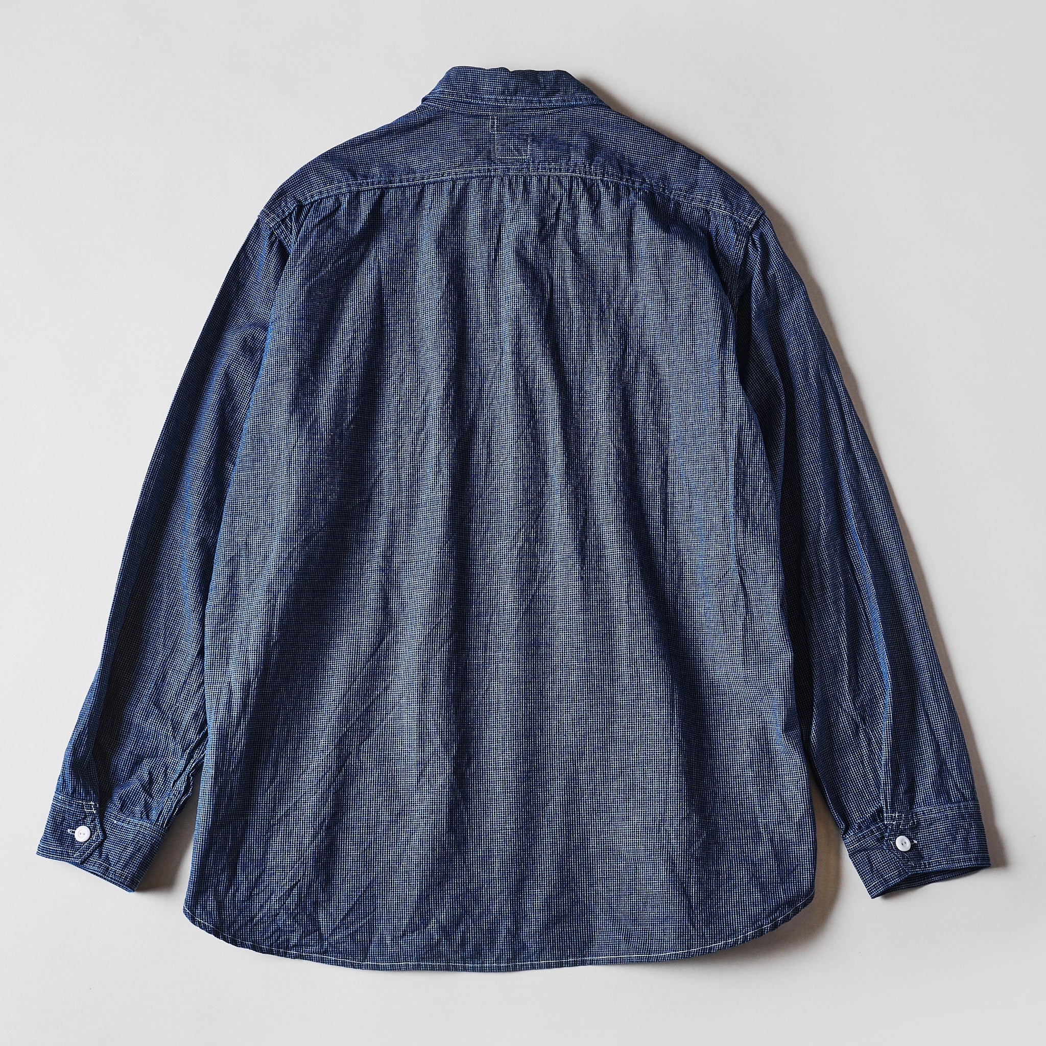 #1202-IC2 No.2 Shirt : indigo check 2 (23FW)