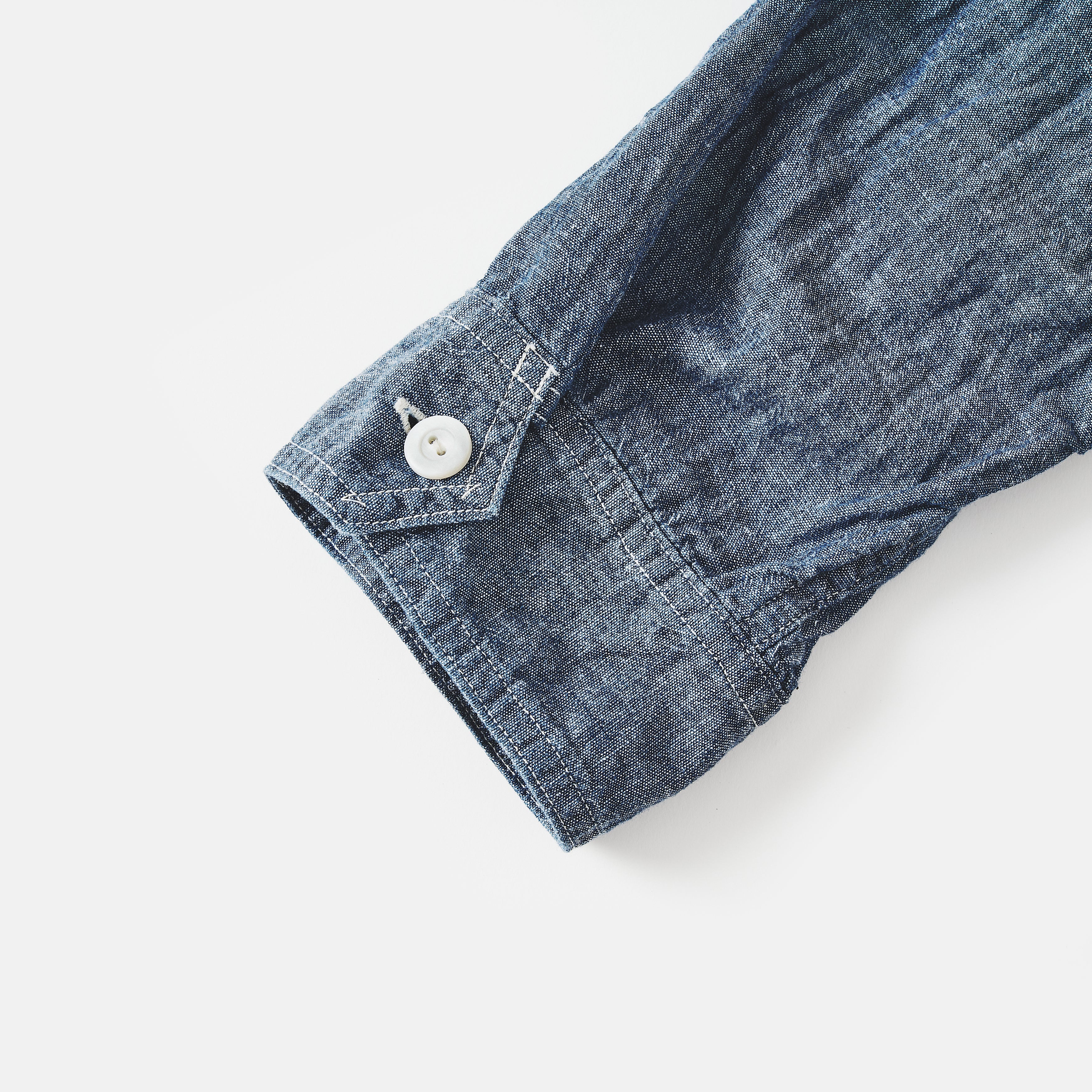 #1208-CC New Shirt : classic chambray indigo
